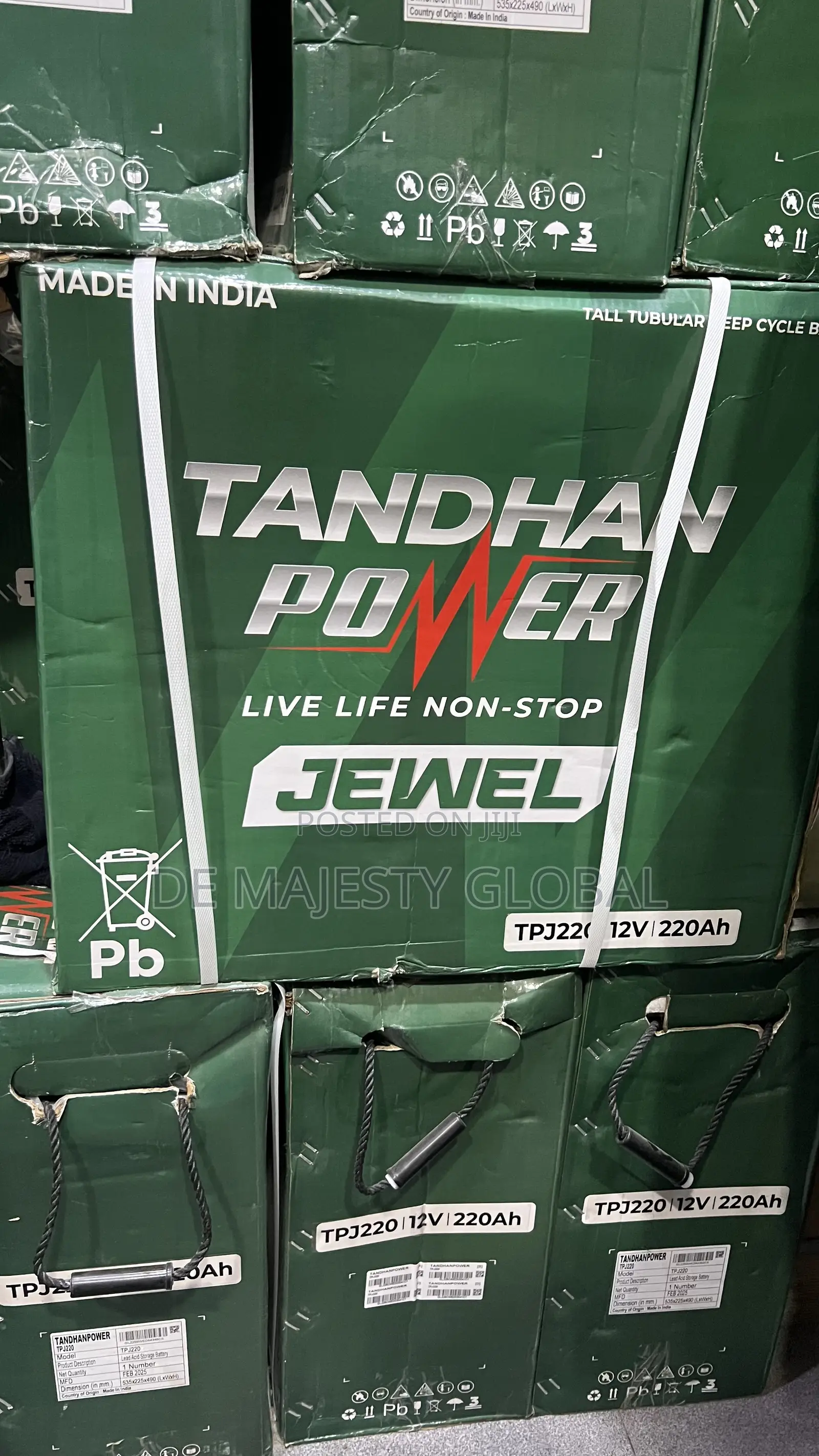 Tadhan 12v 220a Tubular Battery