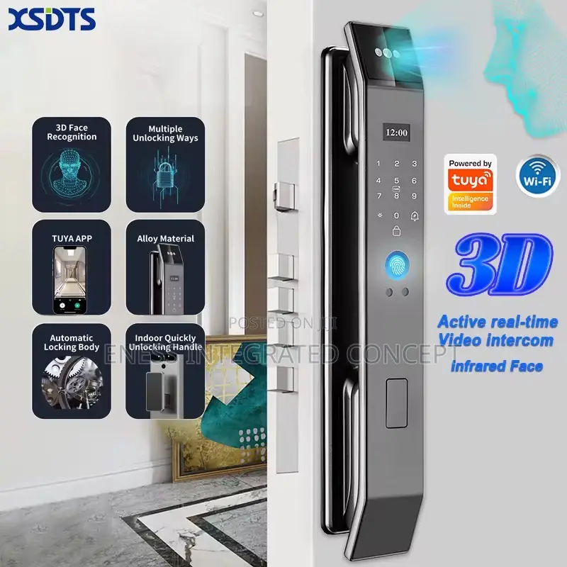 3d Face Unlock Z14 Smart Lock