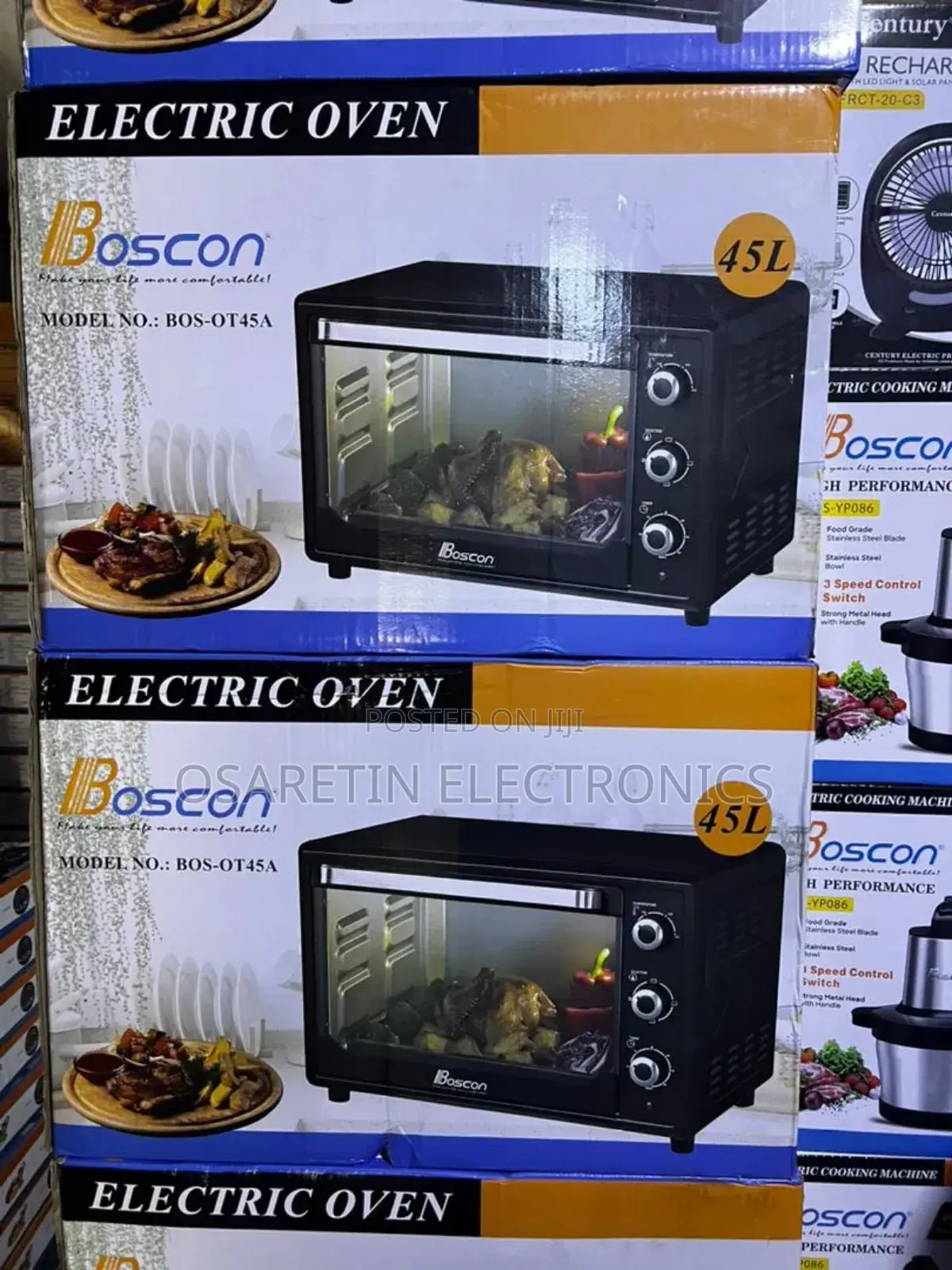 Boscon Electric Oven 45 Litre Very Durable and Strong