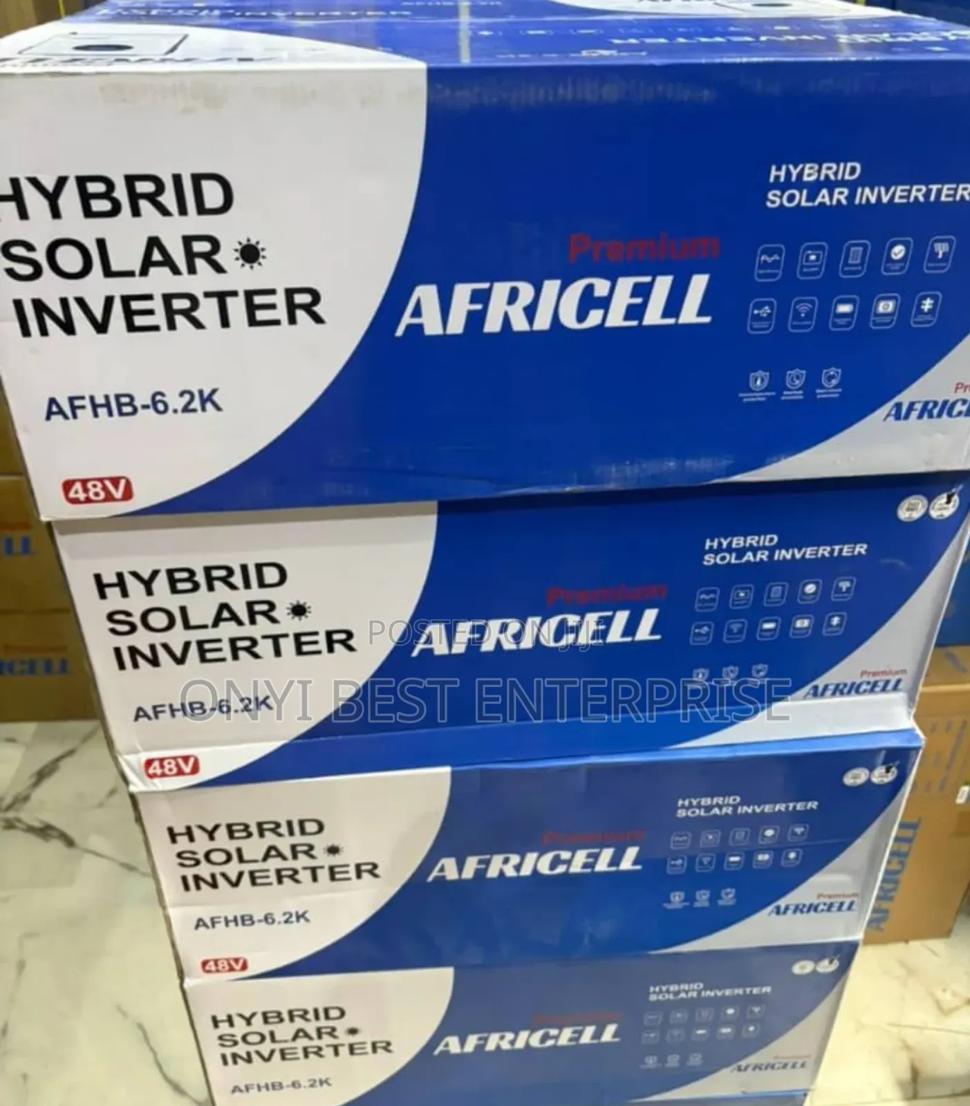 Africell Hybrid Inverter 6.2kva 48v Available