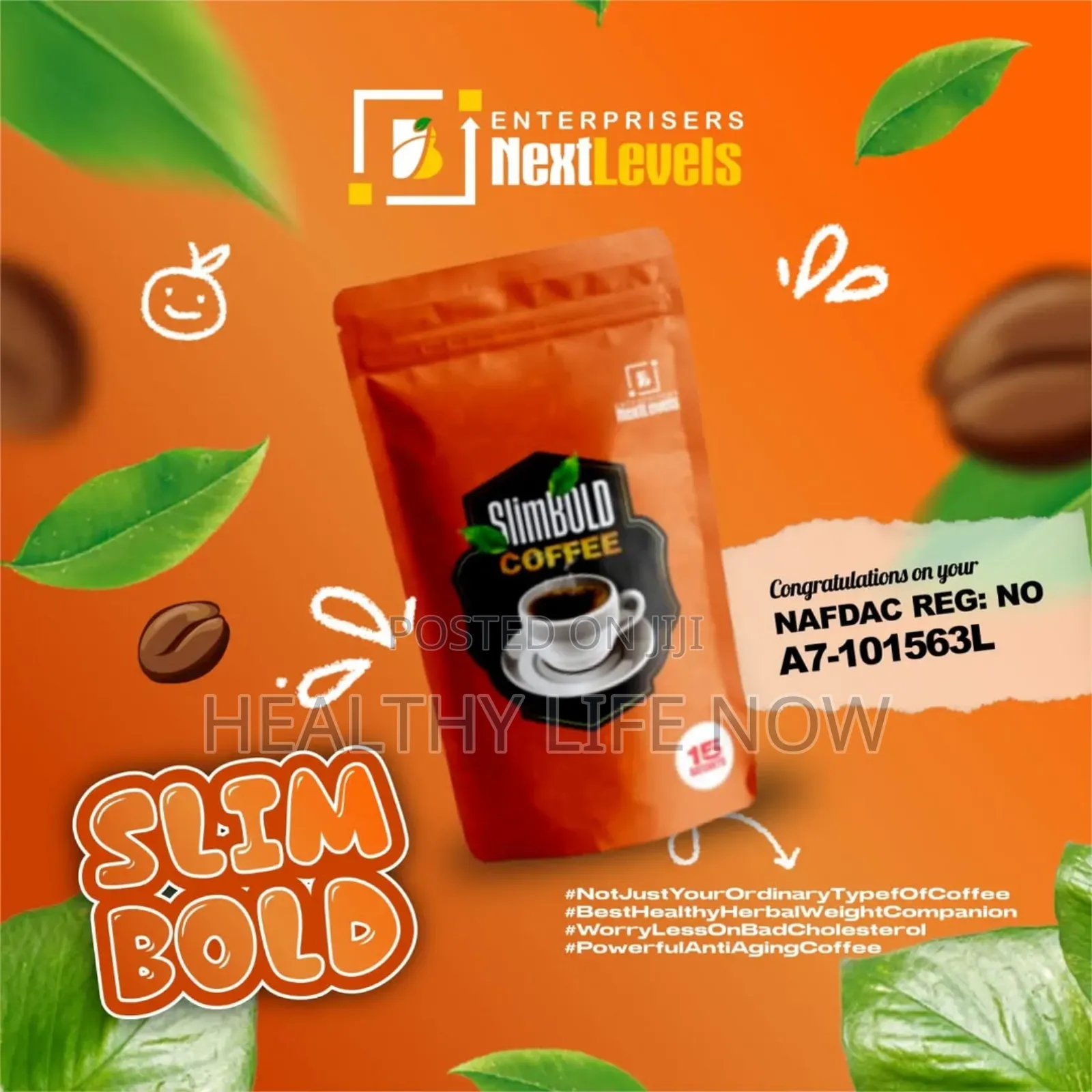 Slim Bold Coffee Healthy Weight Loss Nafdac Certified