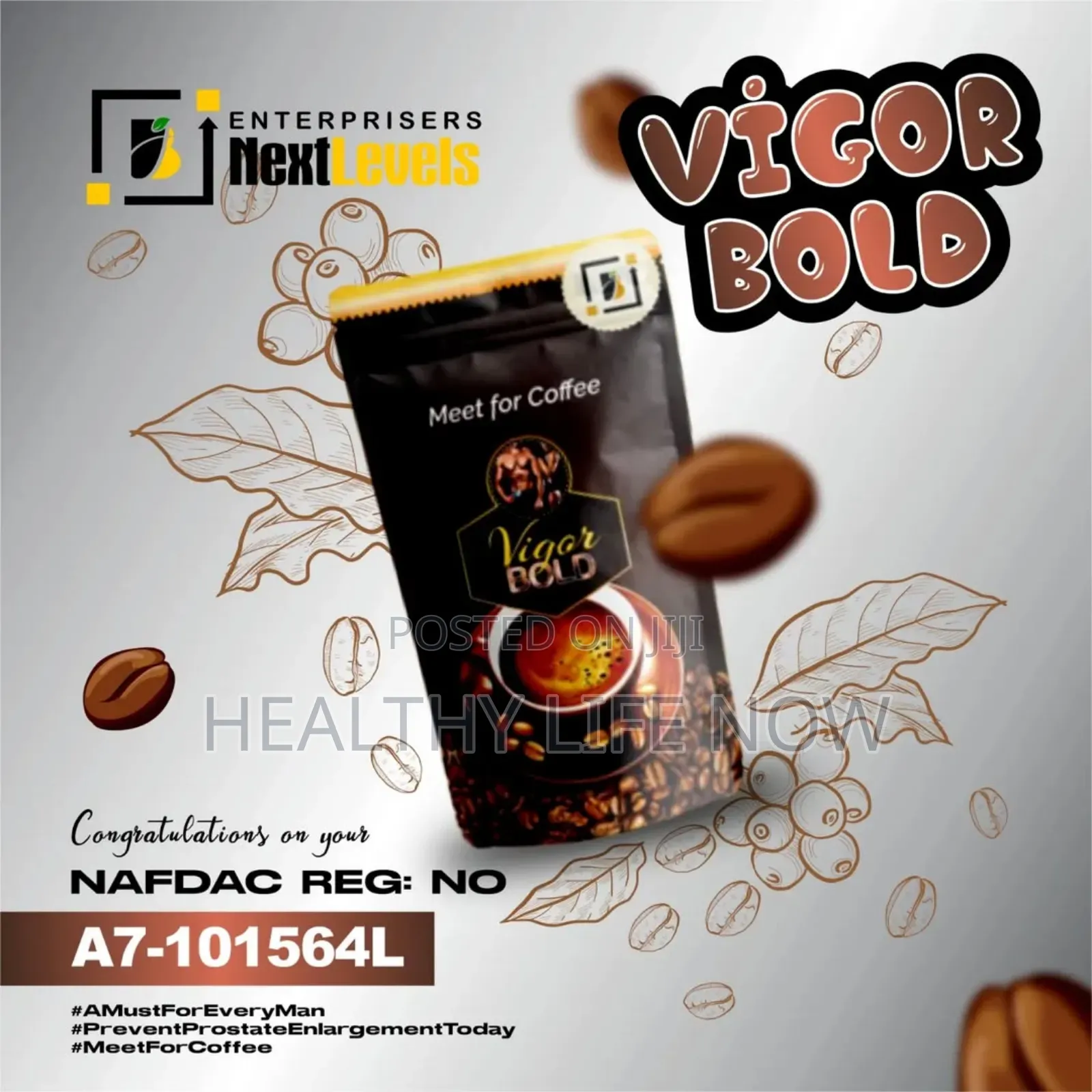 Buy Vigor Bold Coffee Certified Nafdac Approved