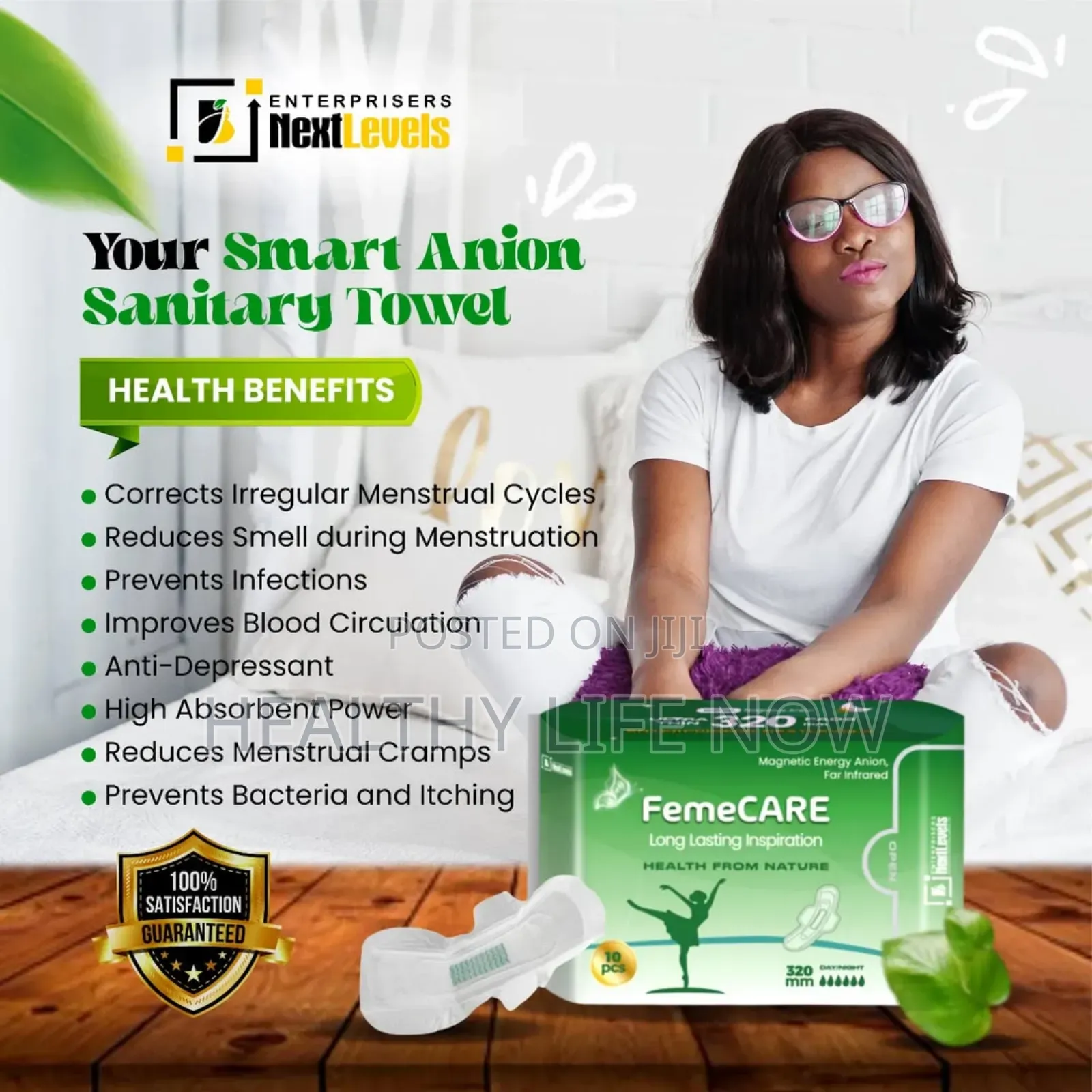Nafdac Certified Feme Care Sanitary Pad For Women