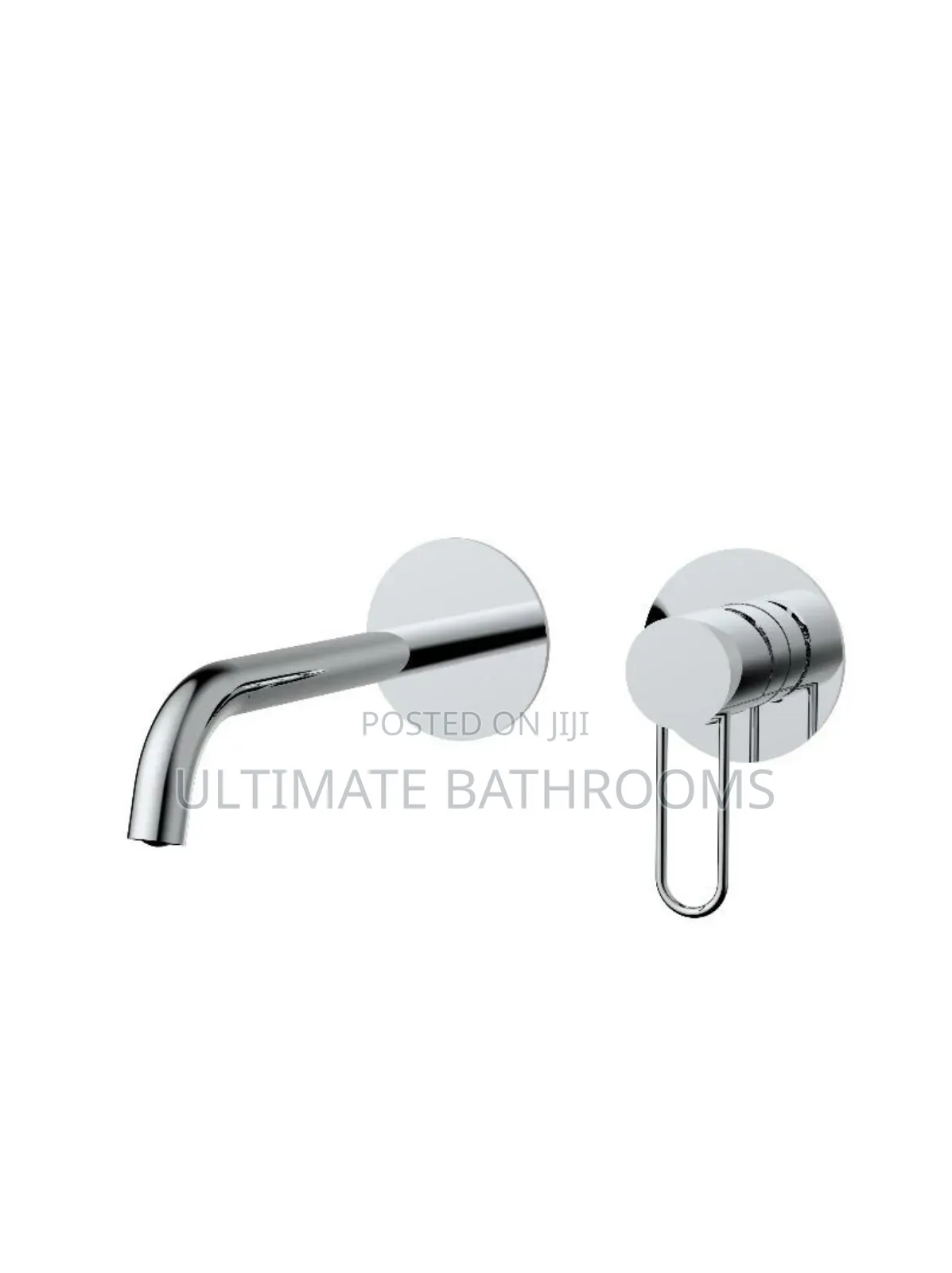 Sweethome Chrome Open Handle Chrome Conduit Basin Mixer Faucet