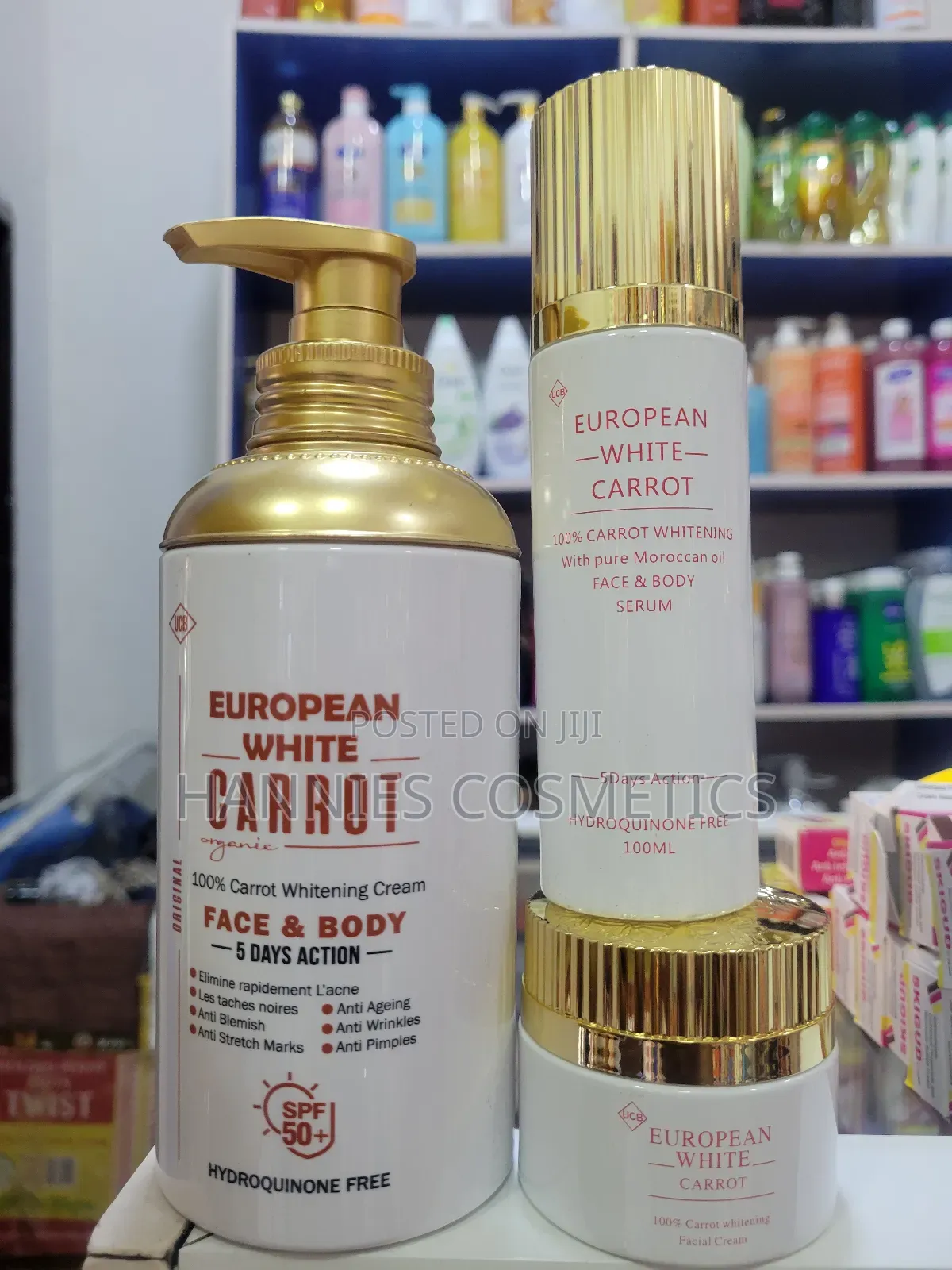 European White Whitening Skincare Set