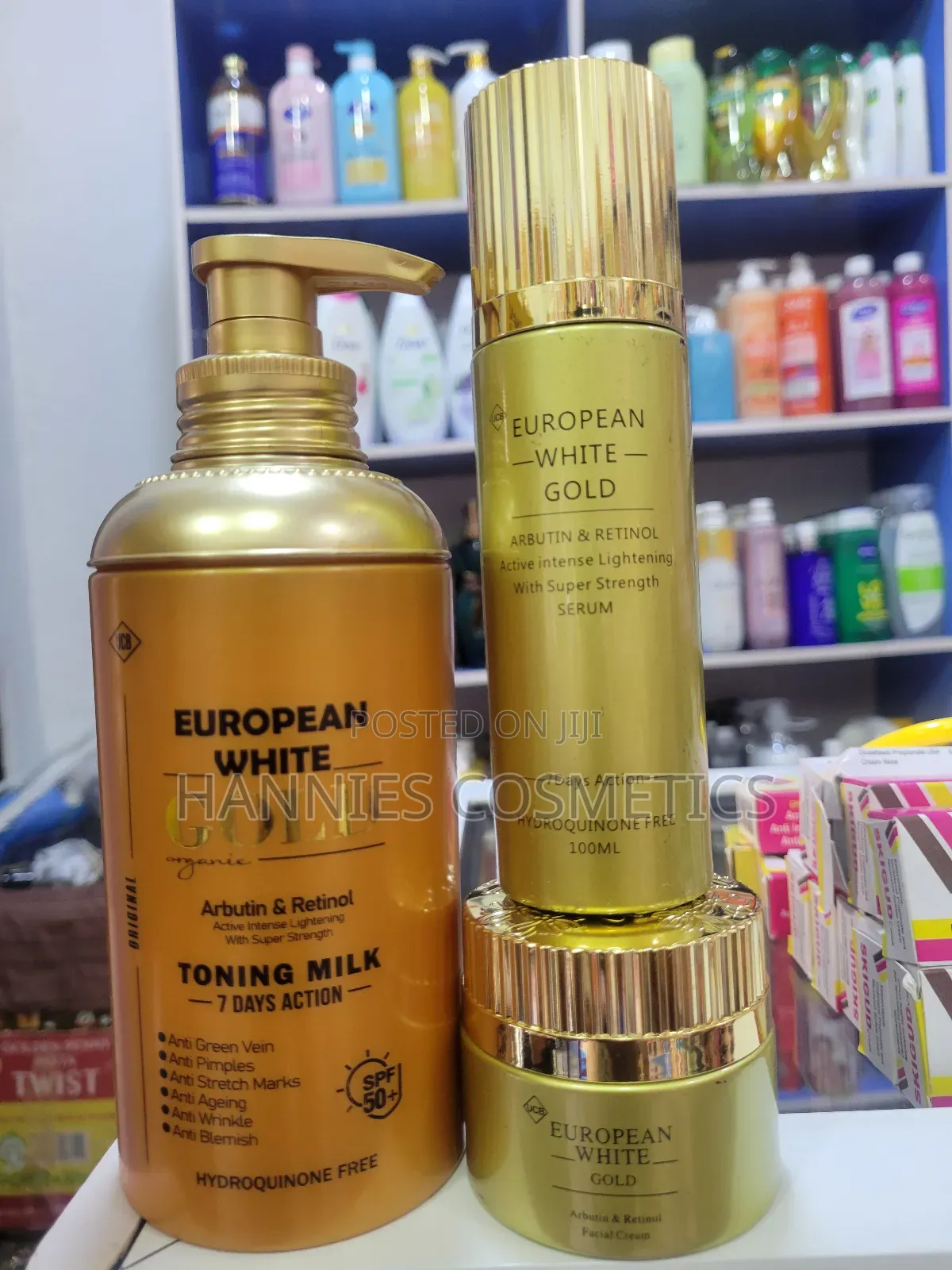 European White Whitening Skincare Set