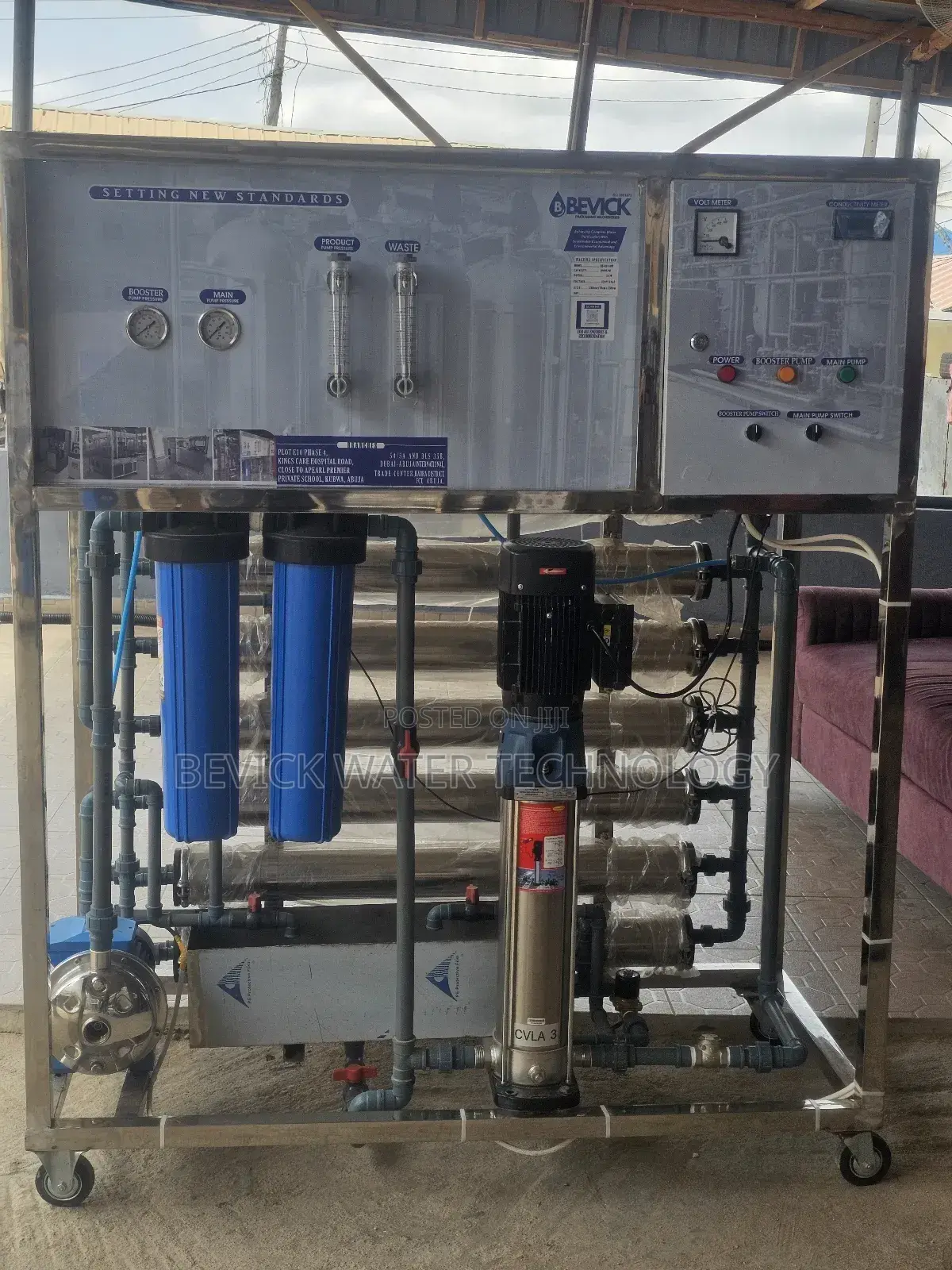10 Membrane Reverse Osmosis (Ro) System