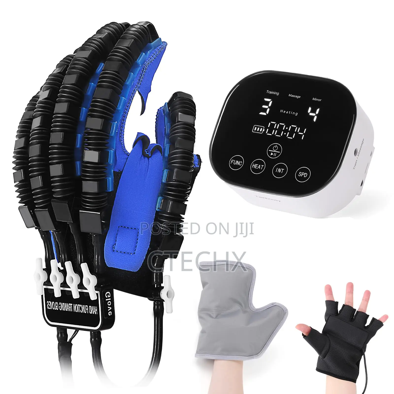 Rehability Robot Gloves Hemiplegia Hand Stroke Recovery Equipment (R)