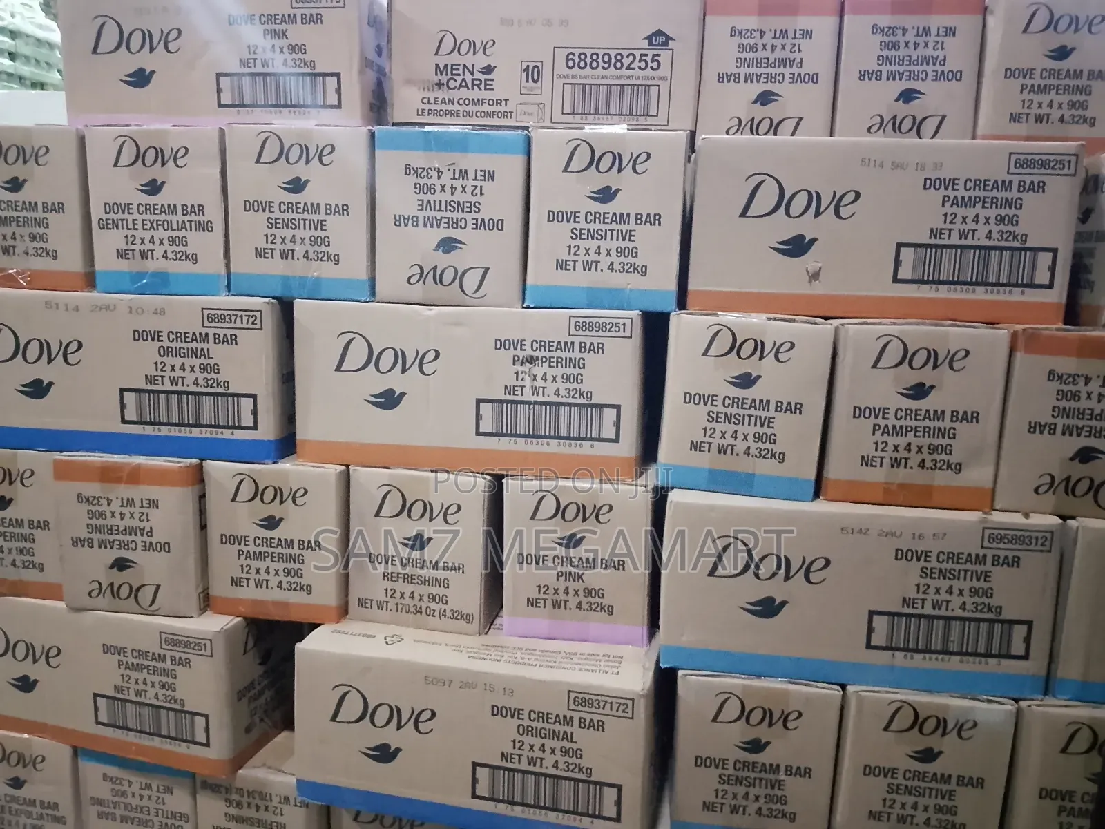 Dove Cream Bar 12x4x90g