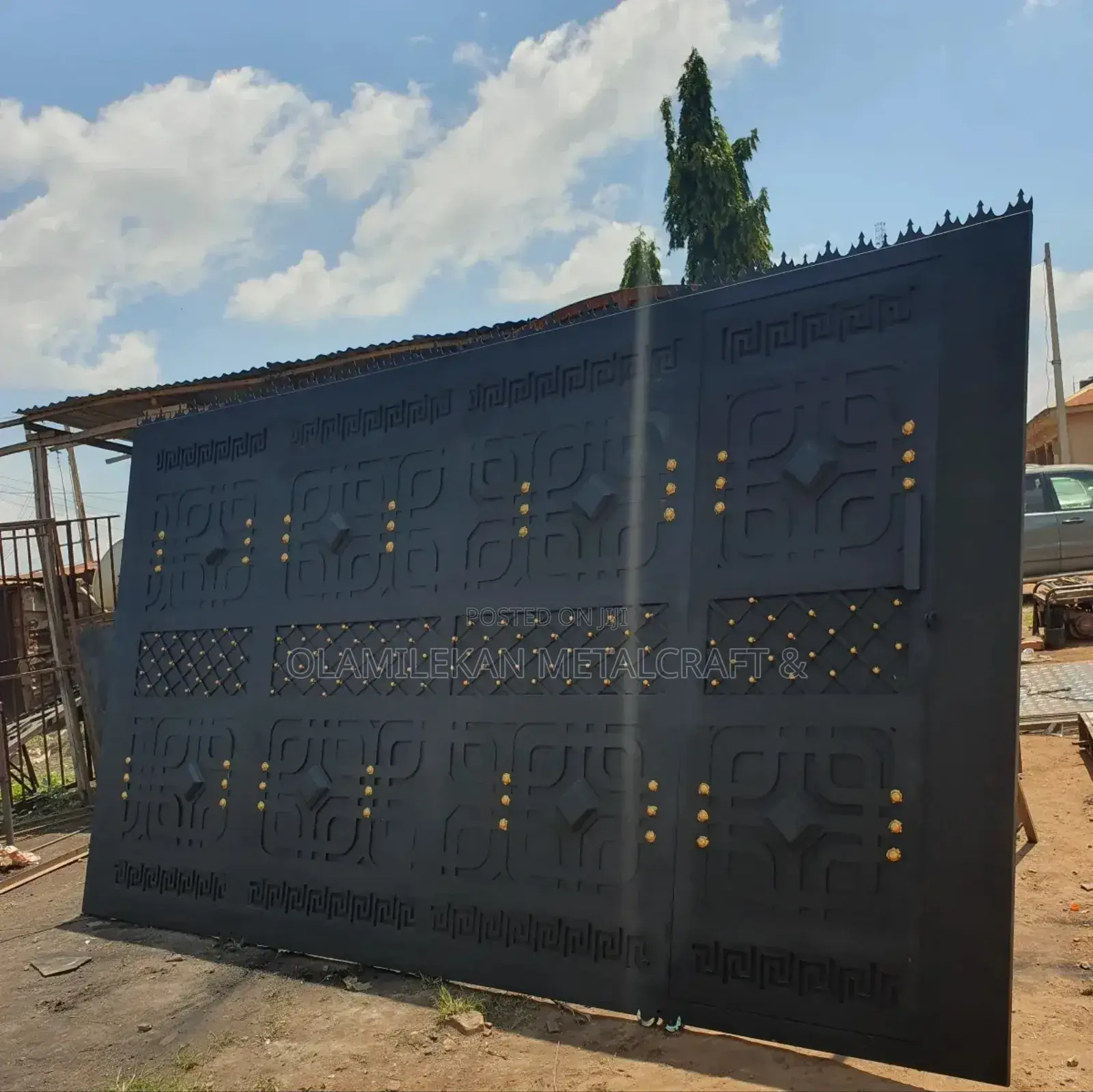 Modern Design Laser Sliding Gate