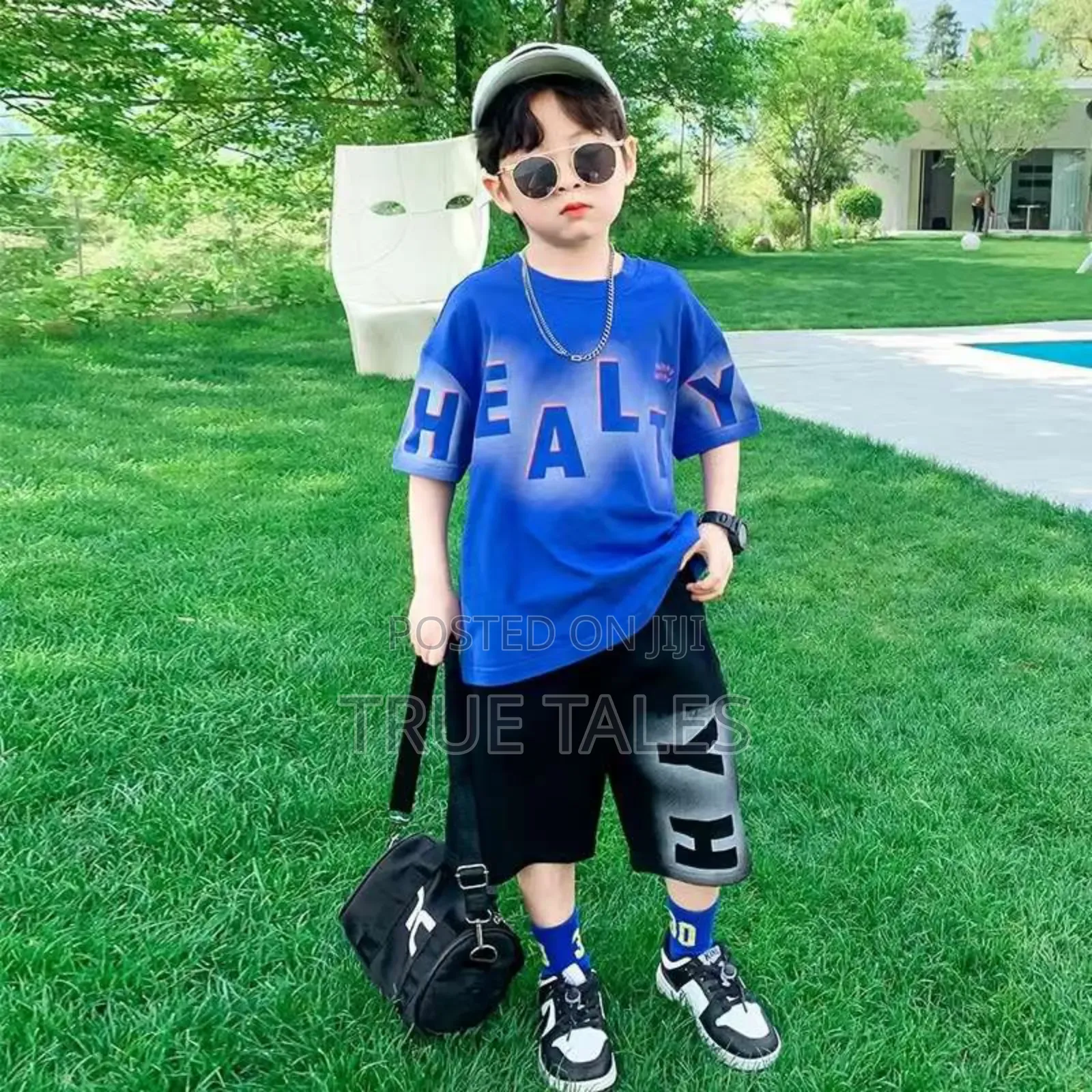 Healthy Boy's Baggy Shorts And Tops Set Ages 3 To 13 Years