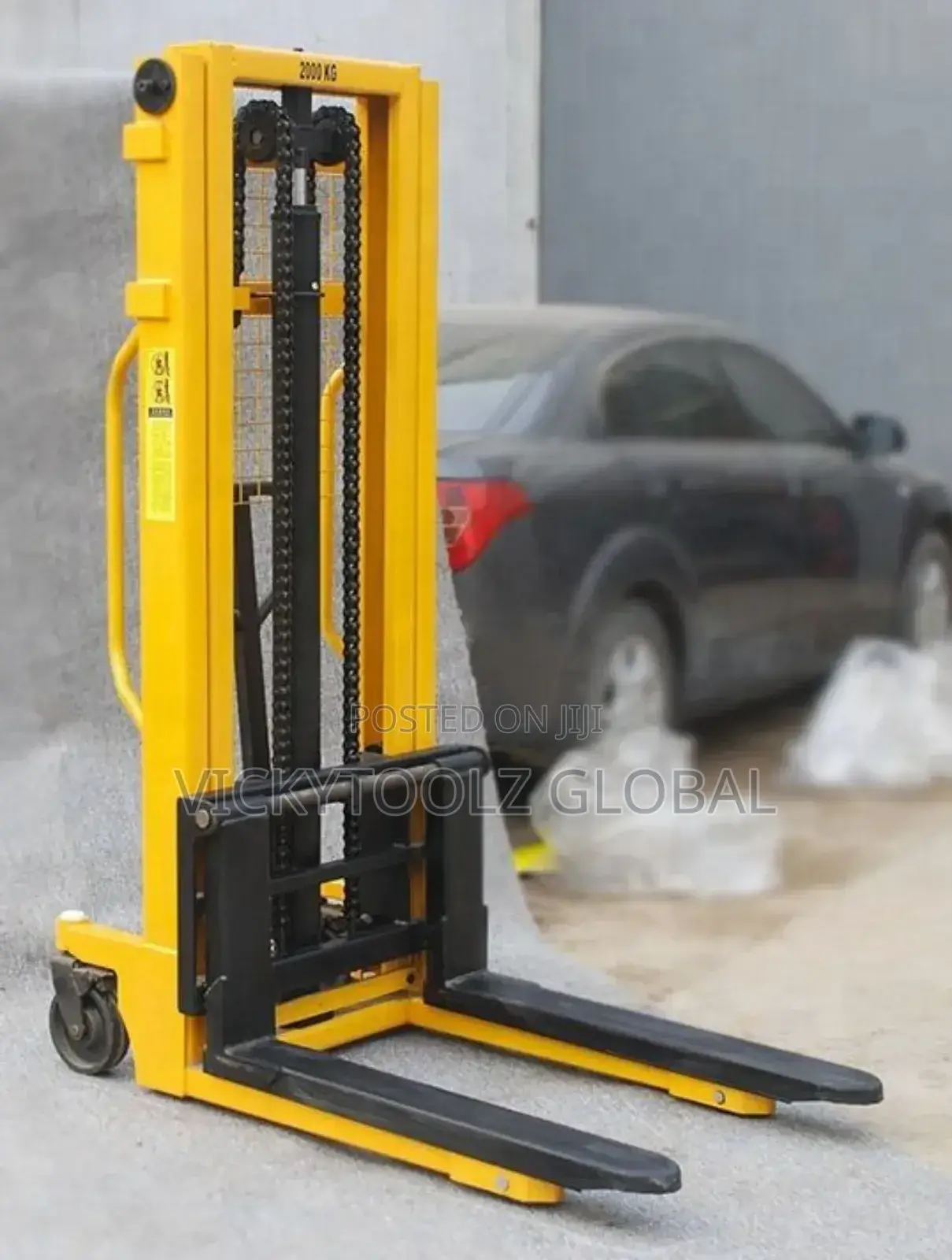 Hydraulic Manual Pallet Stacker (2000kg) 2ton Hydraulic Lifter Stacker
