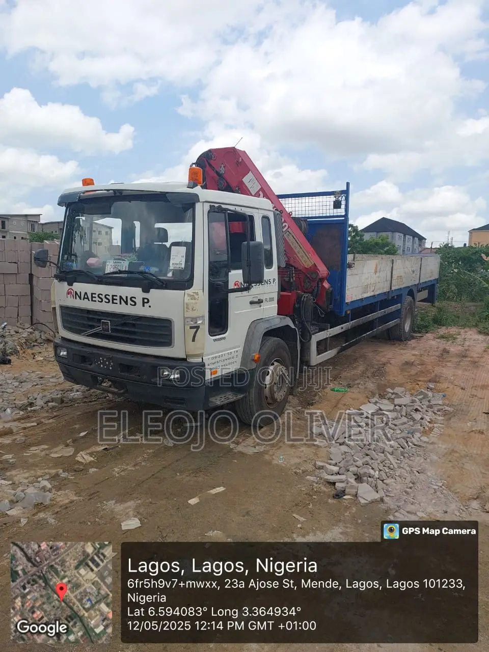 Crane Truck For Hire In Ejigbo, Lagos | Rent Self Loader In Ejigbo