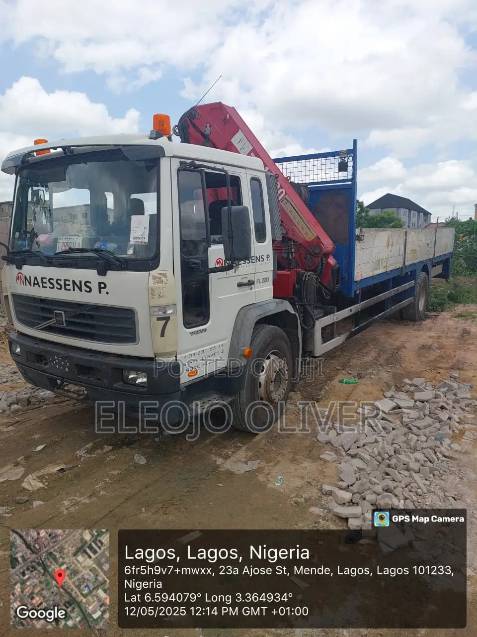 Hiab Truck For Hire In Gbagada, Lagos