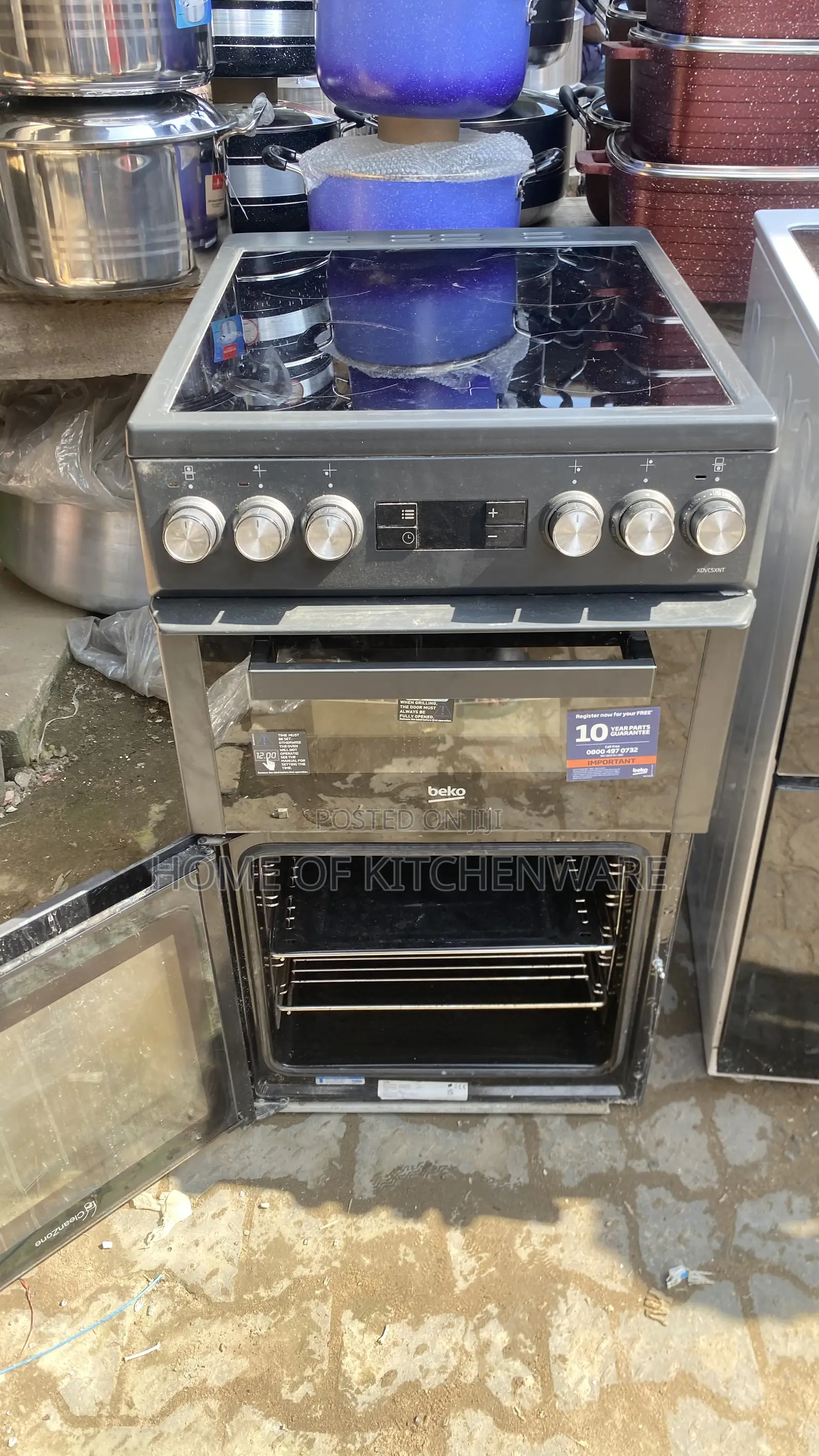 4 Burner Standing Electric Cooker Beko Brand