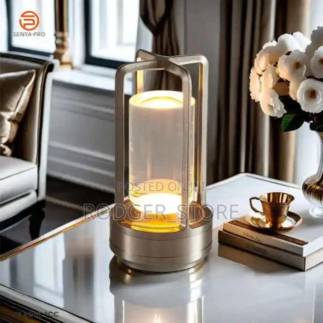 Rechargeable Luxury Crystal Lantern Mood Light Table Lamp