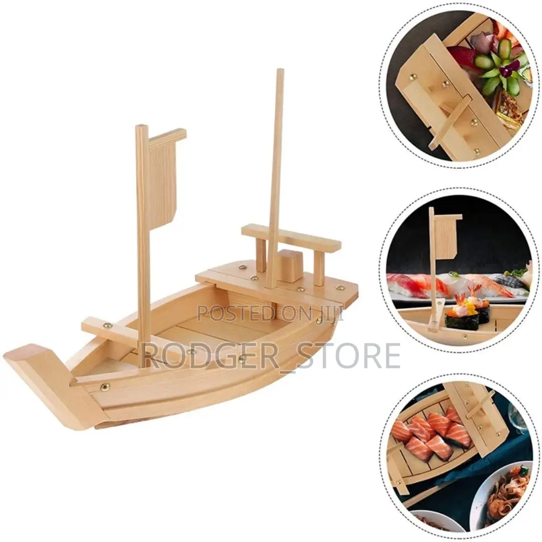 High Quality Wooden Food Platter Boat 