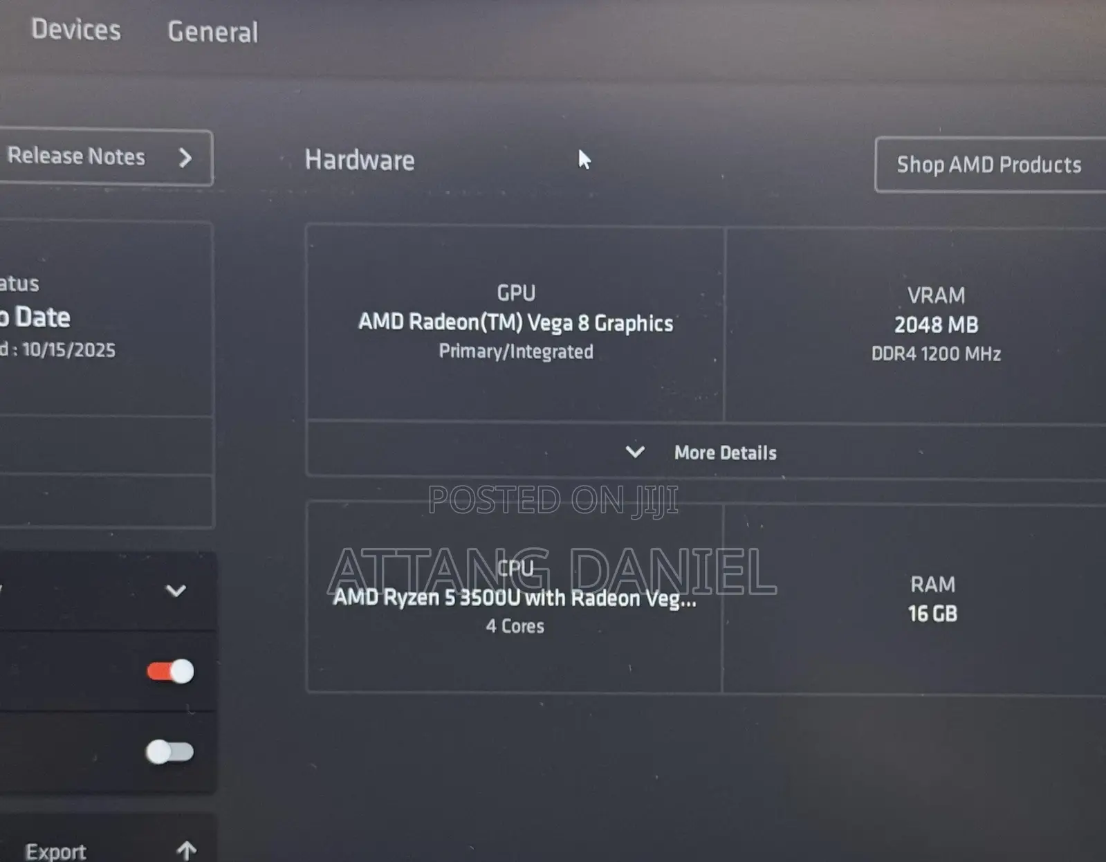 Laptop HP 15-Ra003nia 16GB AMD Ryzen 5 SSD 512GB