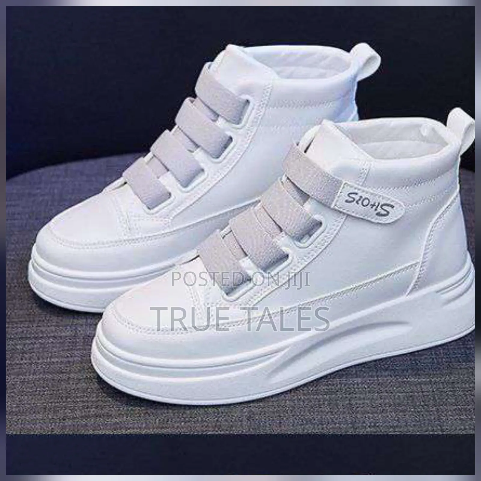 Unisex Big Boys And Girls White High Top Sneakers Sizes 34 To 40