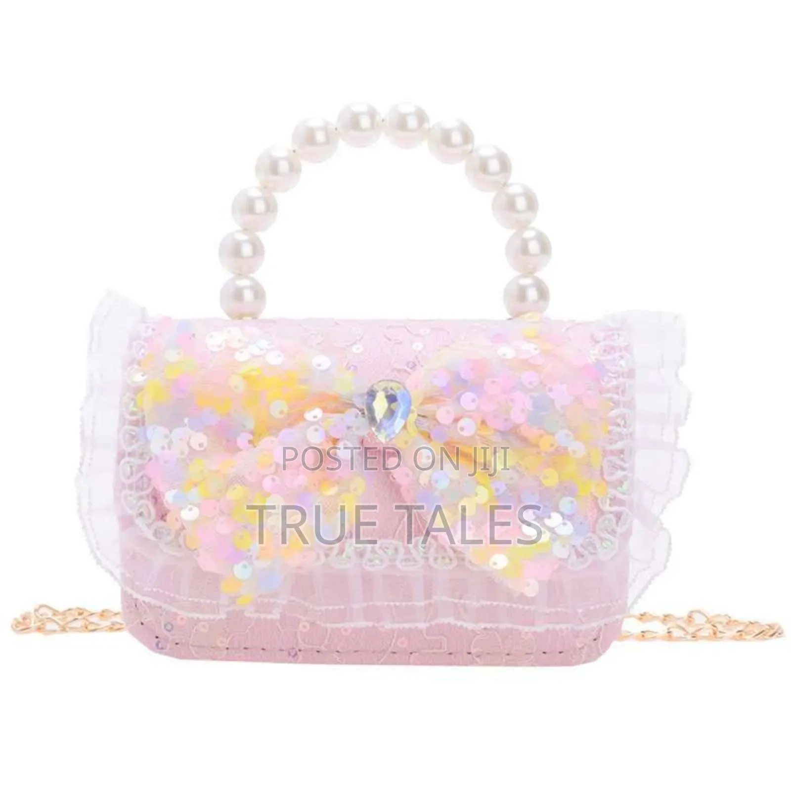 Quality Girls Sequins, Pearl and Diamante Stones Embellished Handbags