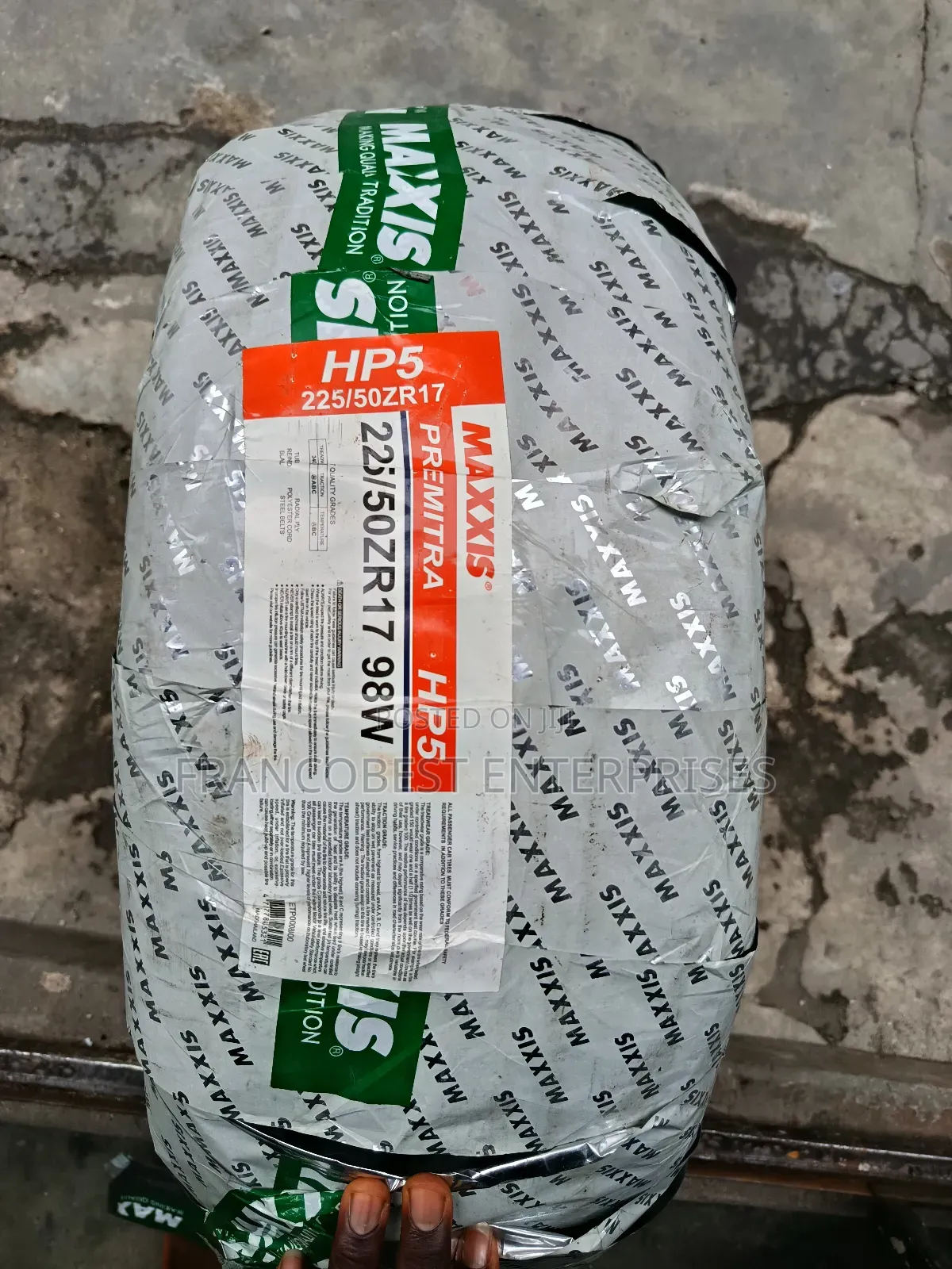 225/50r17 Maxxis Thialand Tyre