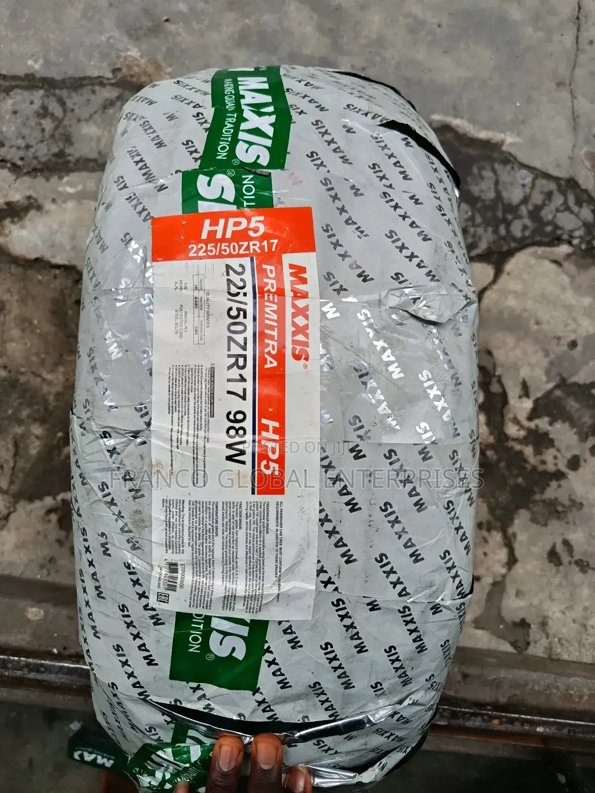225/50r17 Maxxis Thialand Tyre