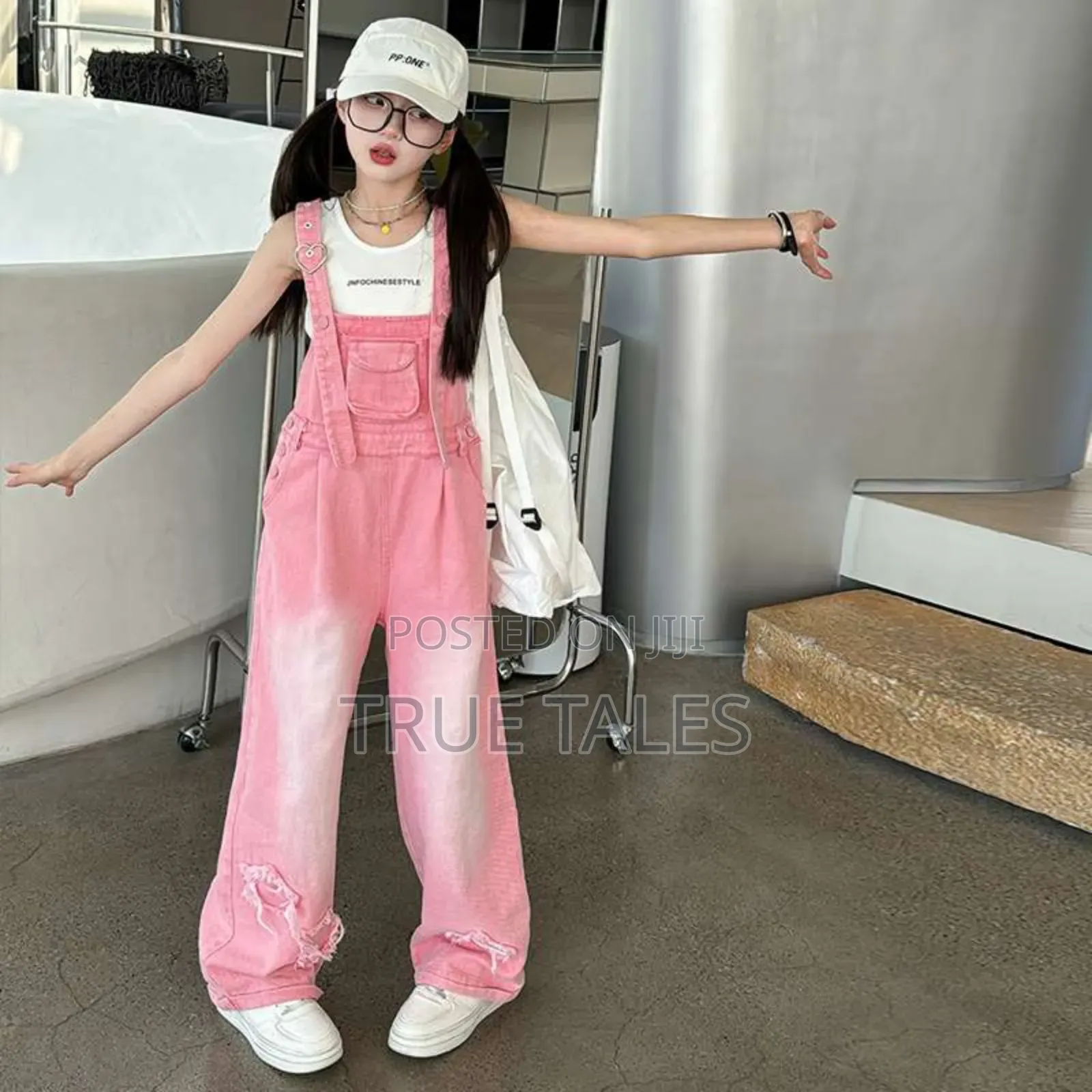 Girls Quality Dopamine Denim Jeans Long Dungarees Only Ages 4to 14 Yrs