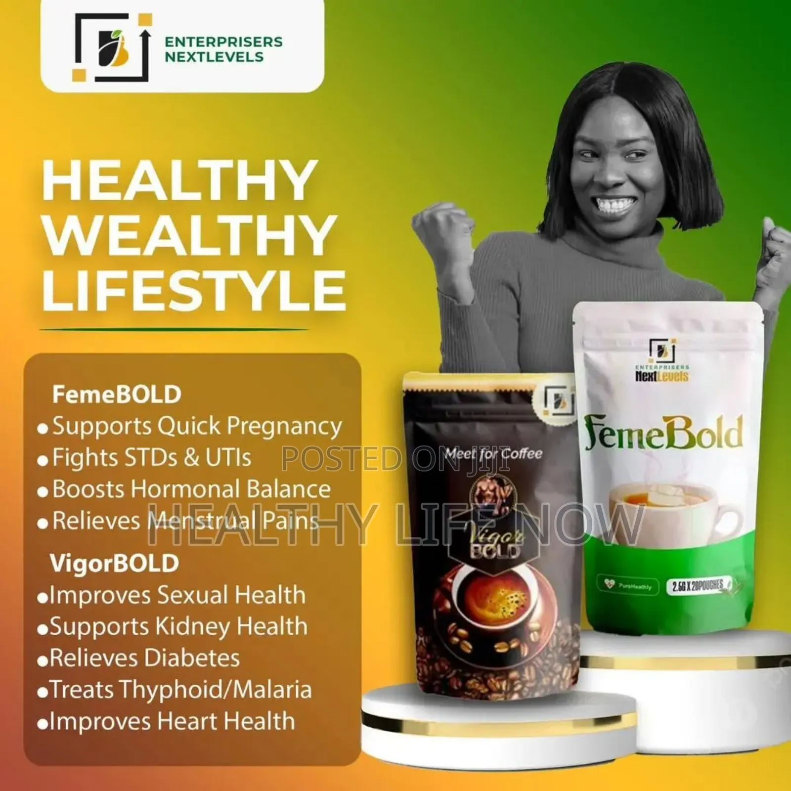 Buy Vigor and Feme Bold Coffee From Abuja Distributor Today