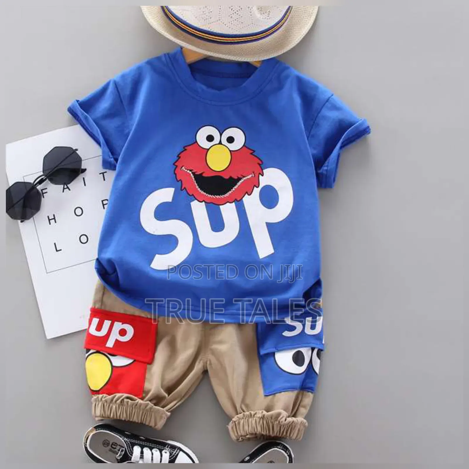 Whatsup Shorts And Top Set For Kids Aged 6 Months To 2 Years