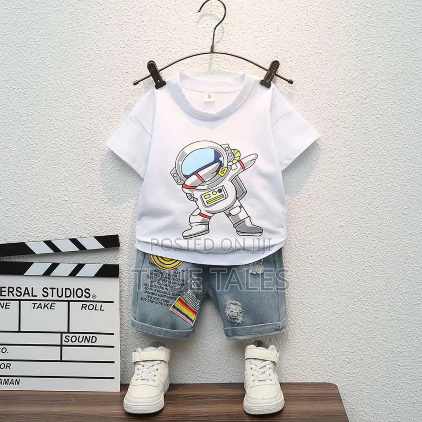 Denim Jeans And Top Set For Kids Aged 6 Months To 3 Years