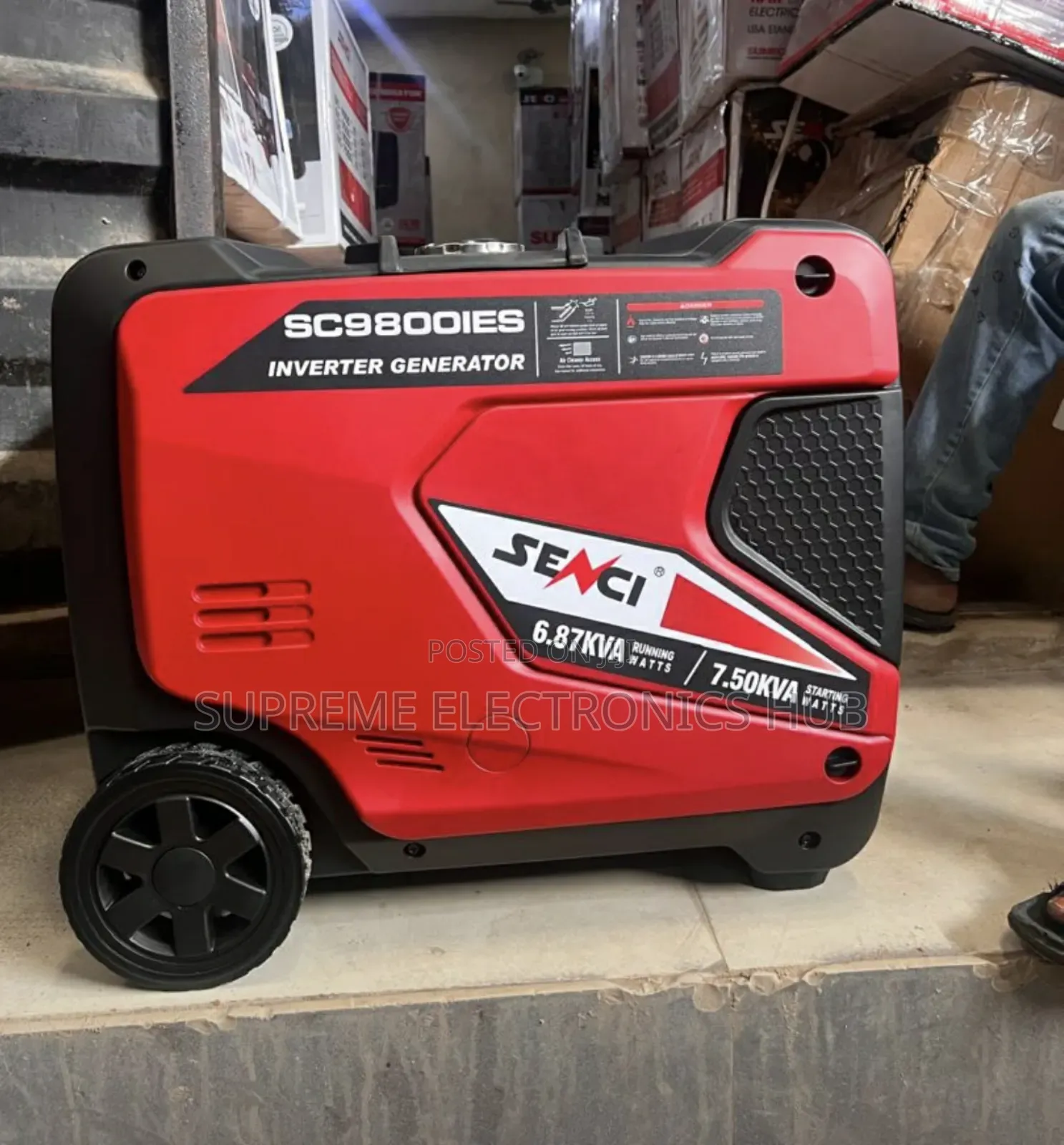 Brand New and Improved Senci Inverter Generator (7.5kva With Remote)