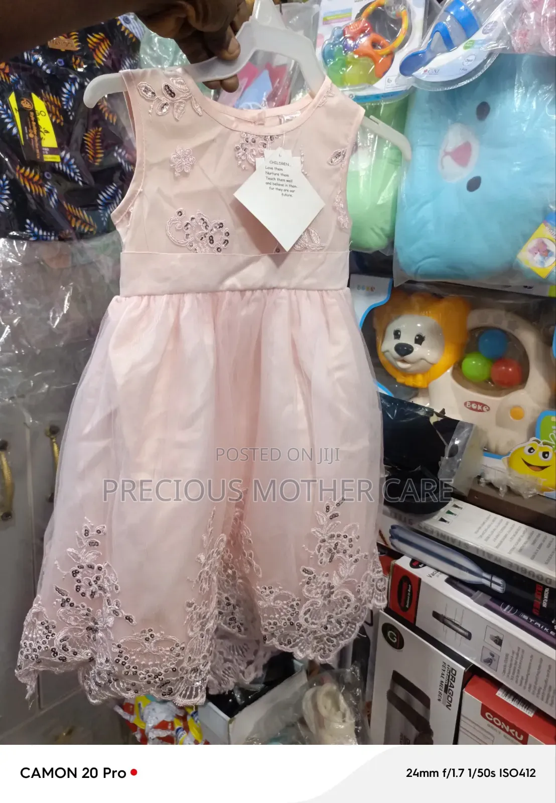 Girl Buberry High and Low Gown