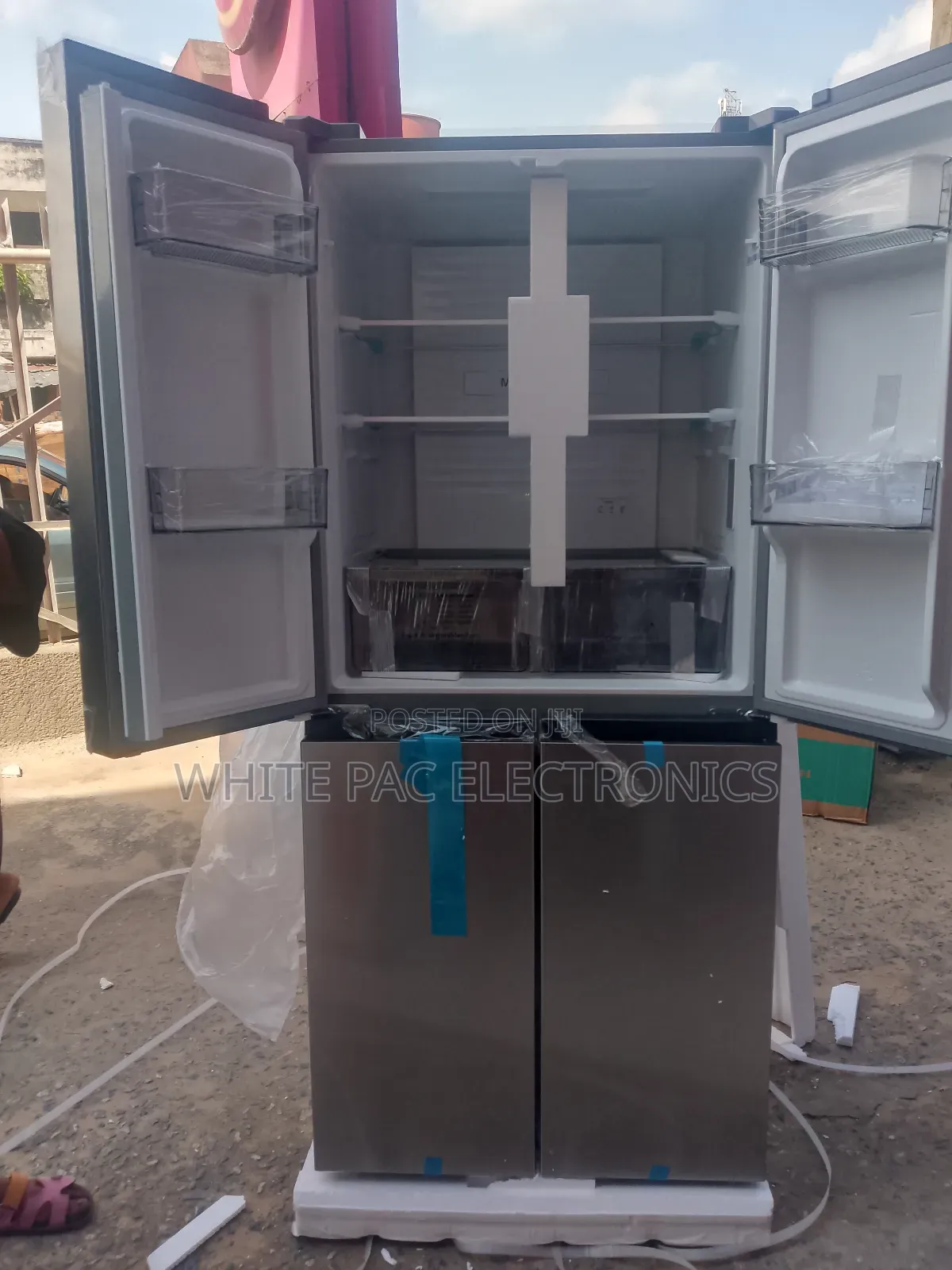 New Hisense Inverter Fridge 4 Doors( Fridge & Freezer ) Bottom Freezer