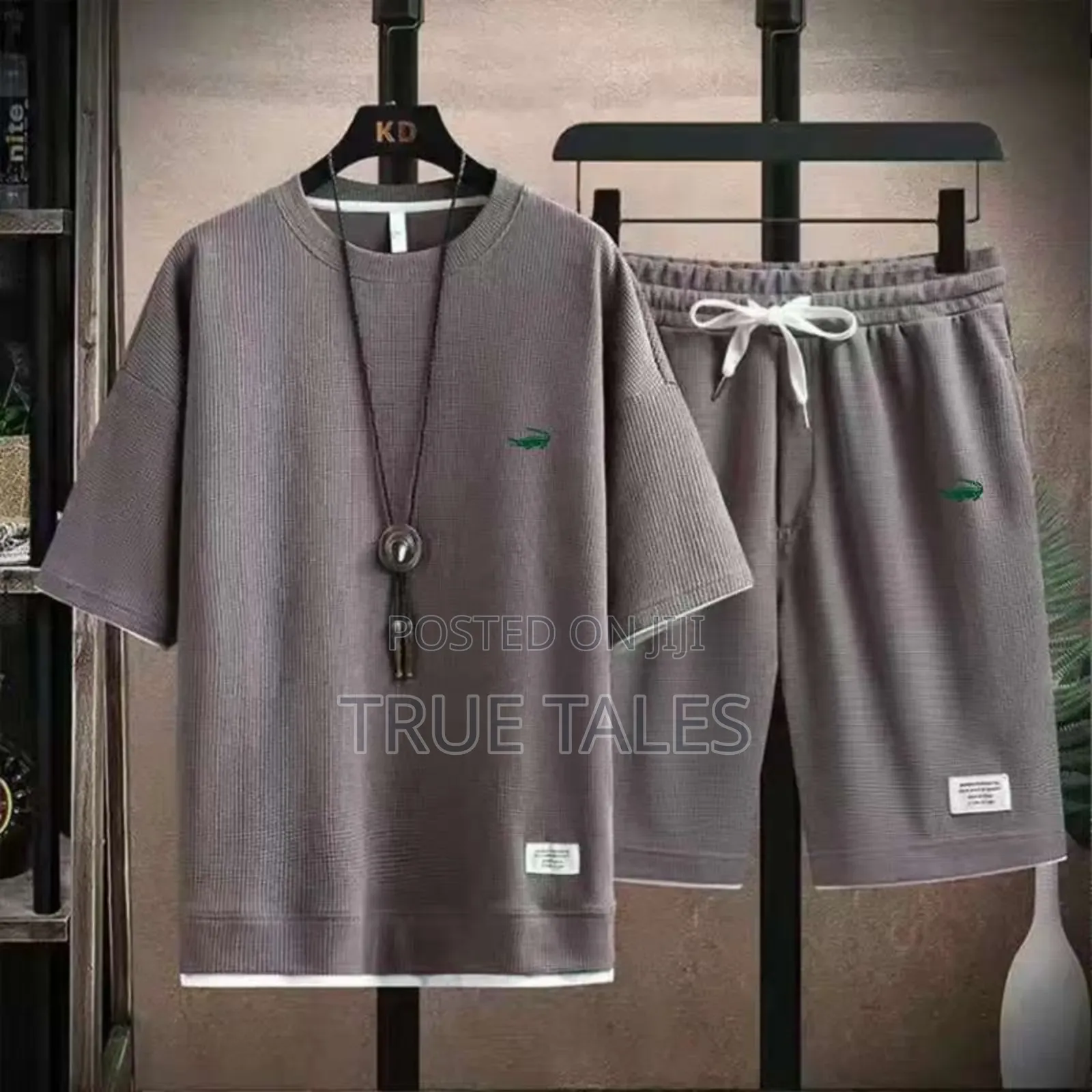 Men's 2 Piece High Quality Shorts And Tops Set