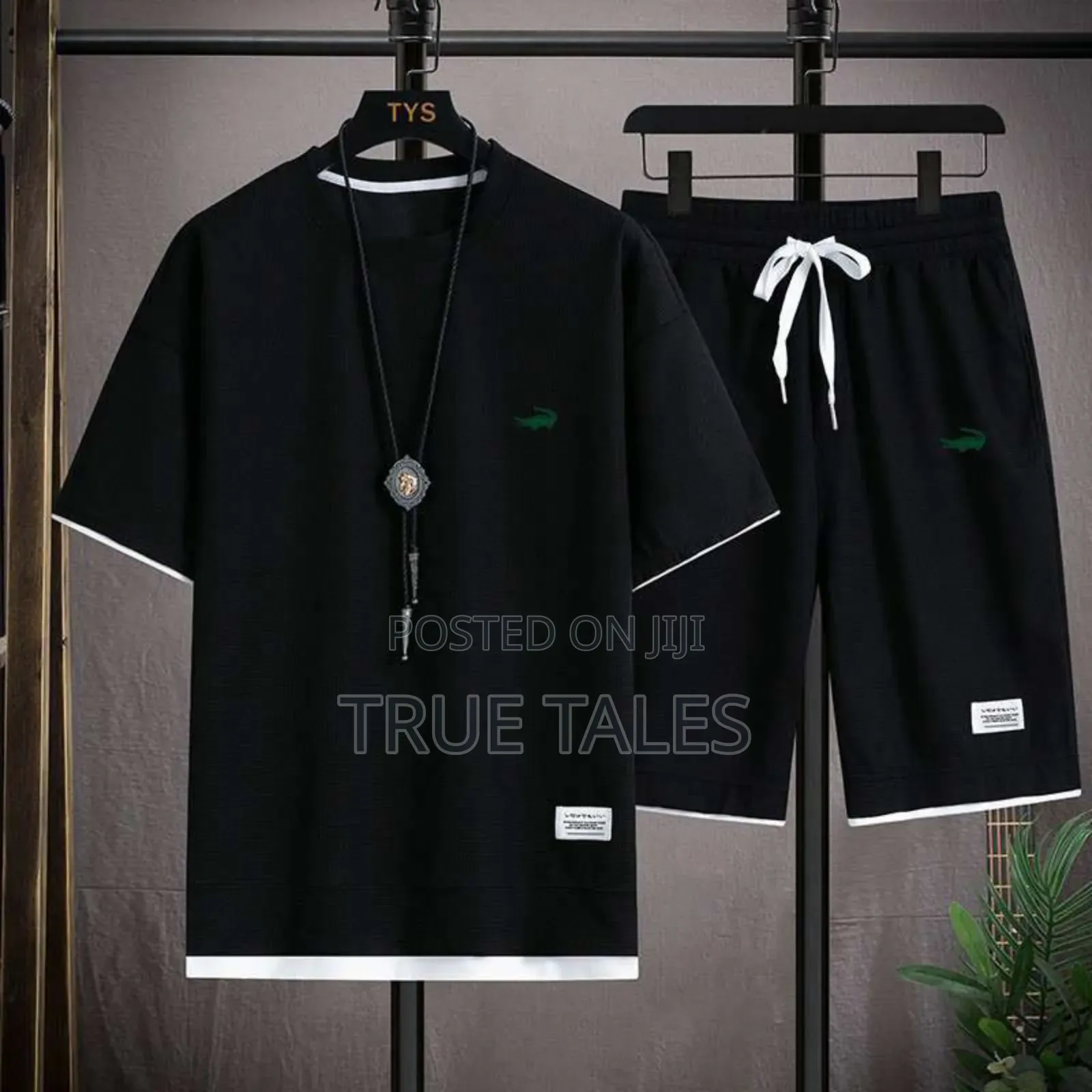 Men's 2 Piece High Quality Shorts And Tops Set