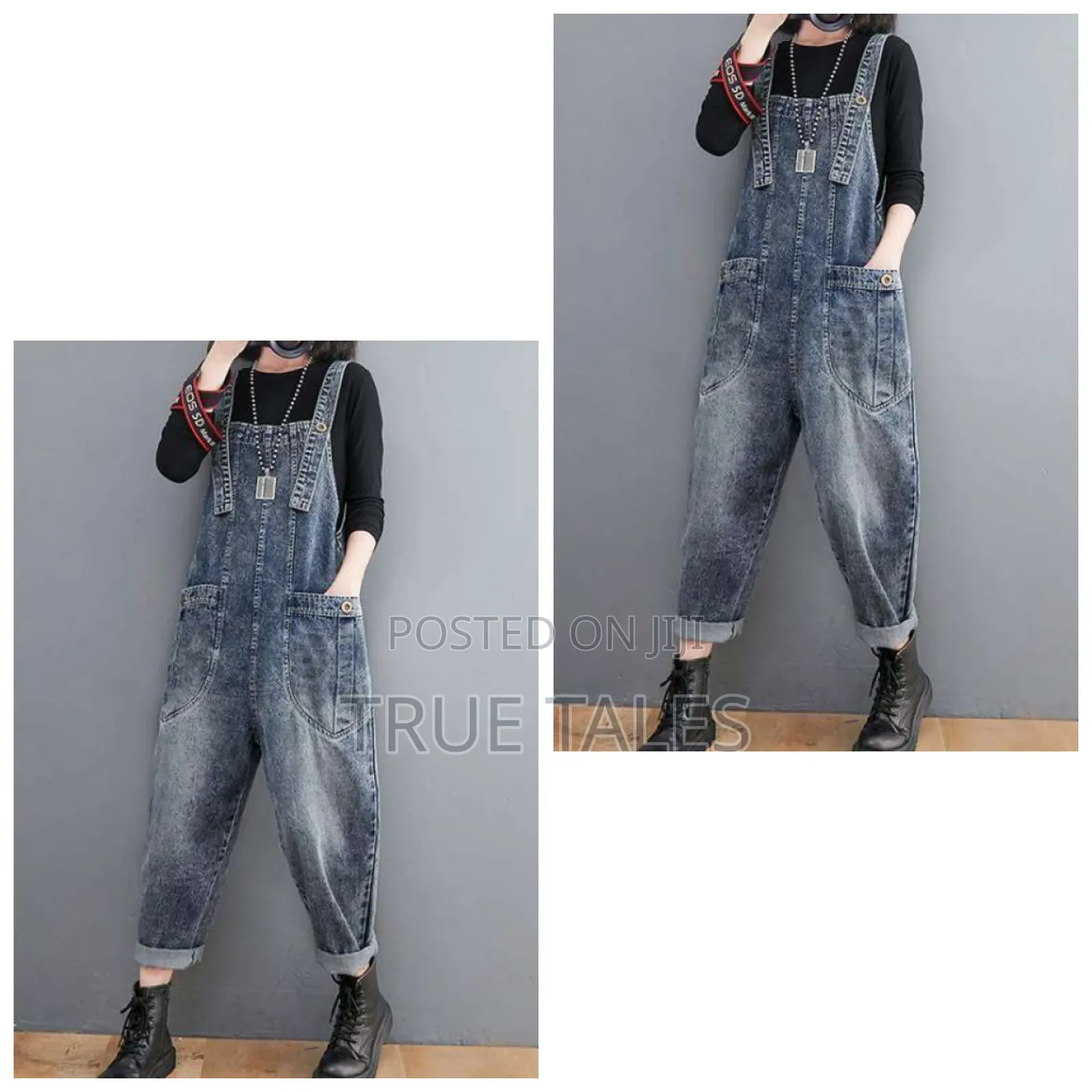 Very High Quality Women and Men Denim Jeans Dungarees Only Without Top