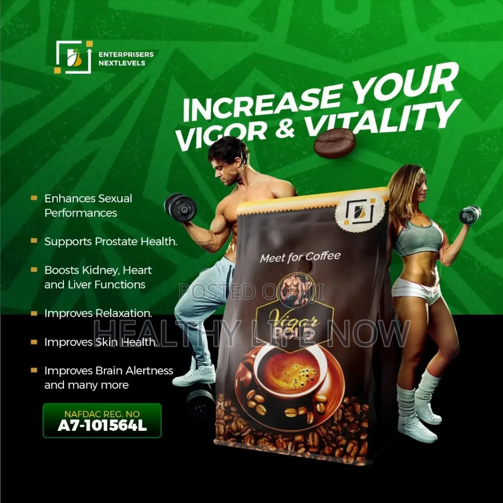 Vigor Bold Coffee For Odogwu Boss Wey Sabi Knack