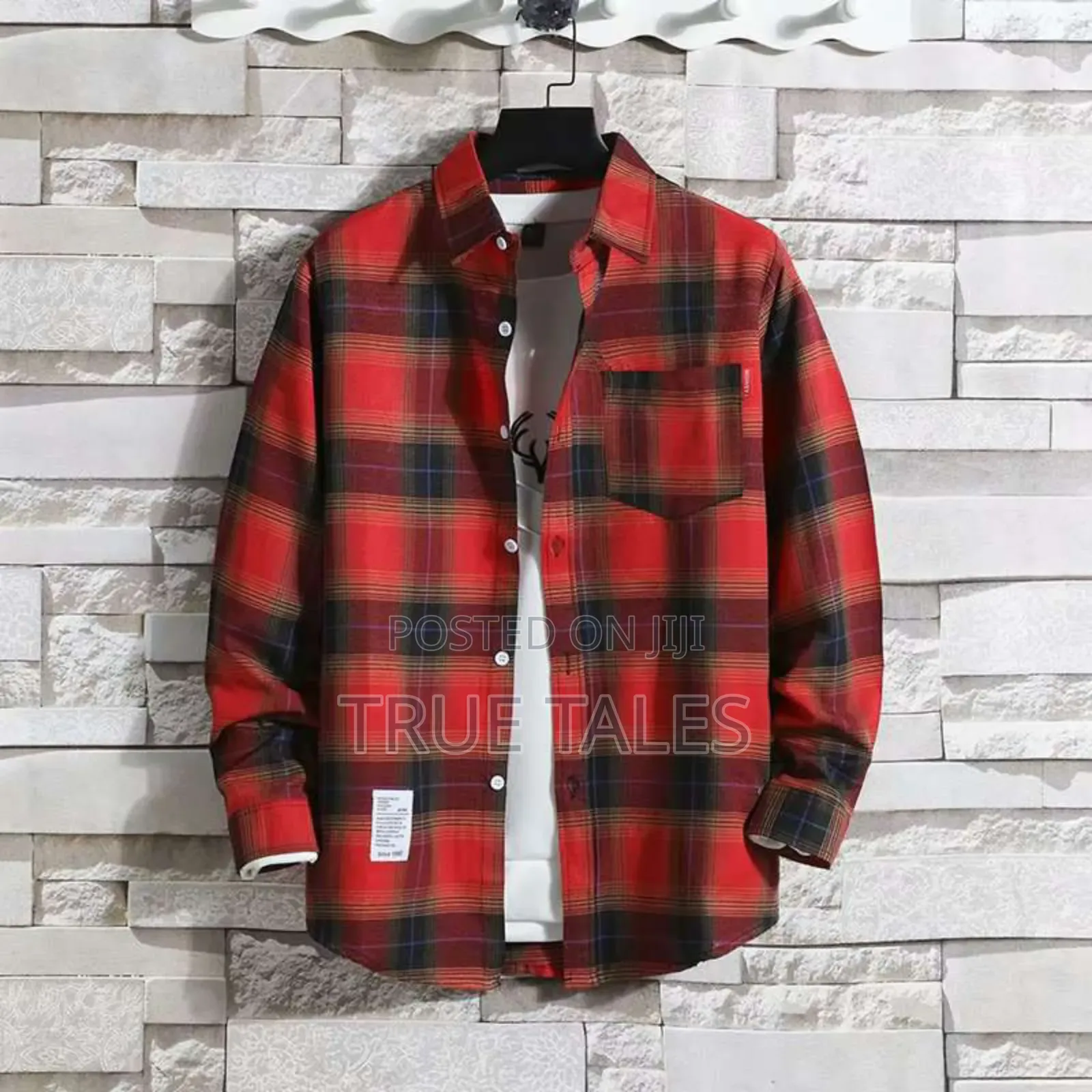 Men's Striped Long Sleeves Shirts