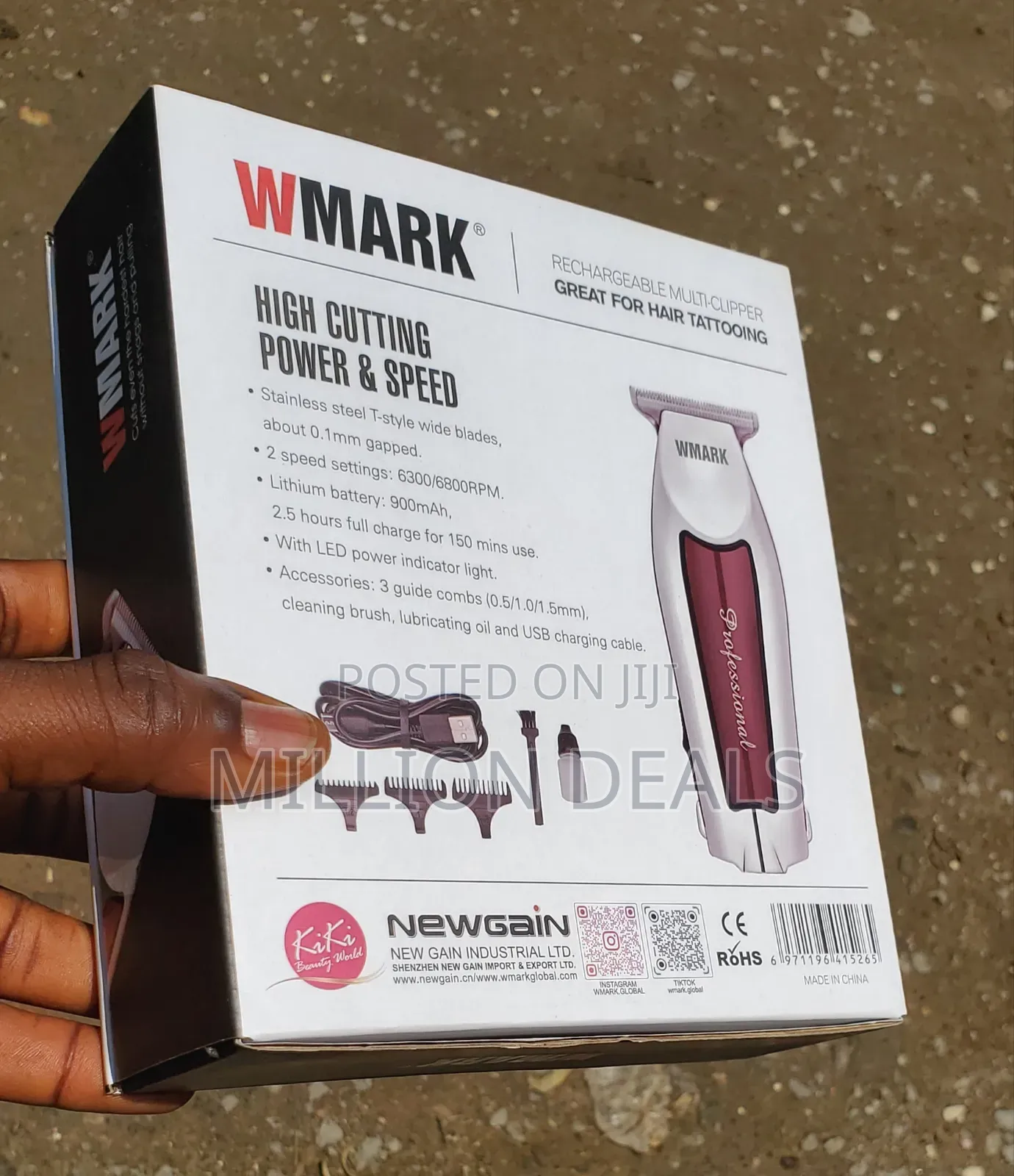 High Cutting Rechargeable Unique Hair Clipper