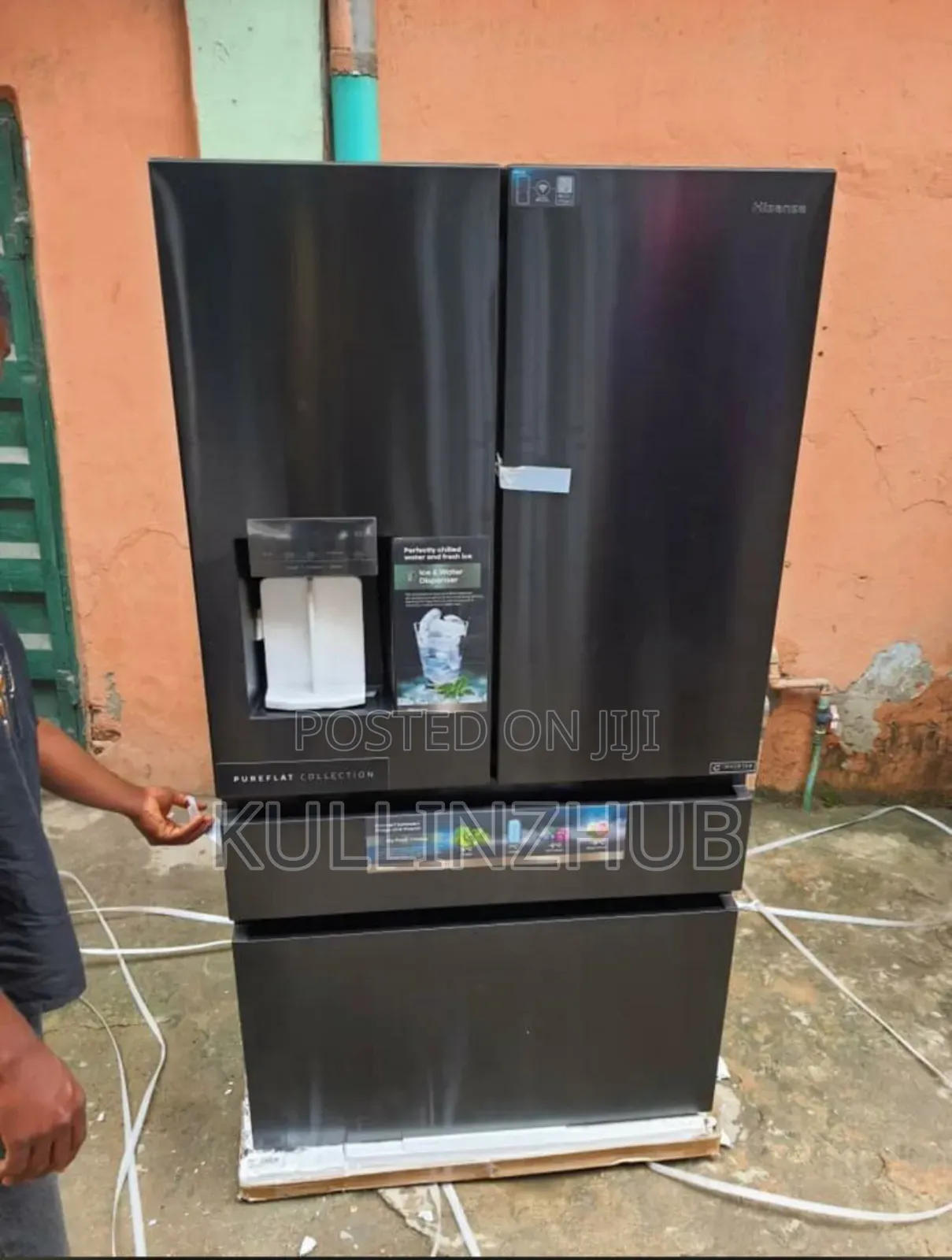 Hisense 560 Litres Side By Side French Door Refrigerator & Dispenser |
