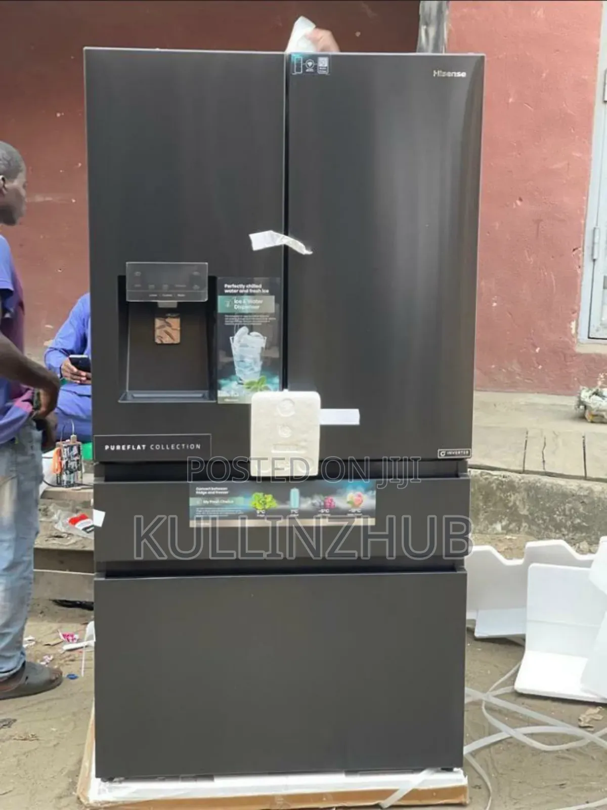 Hisense 560 Litres Side By Side French Door Refrigerator & Dispenser |