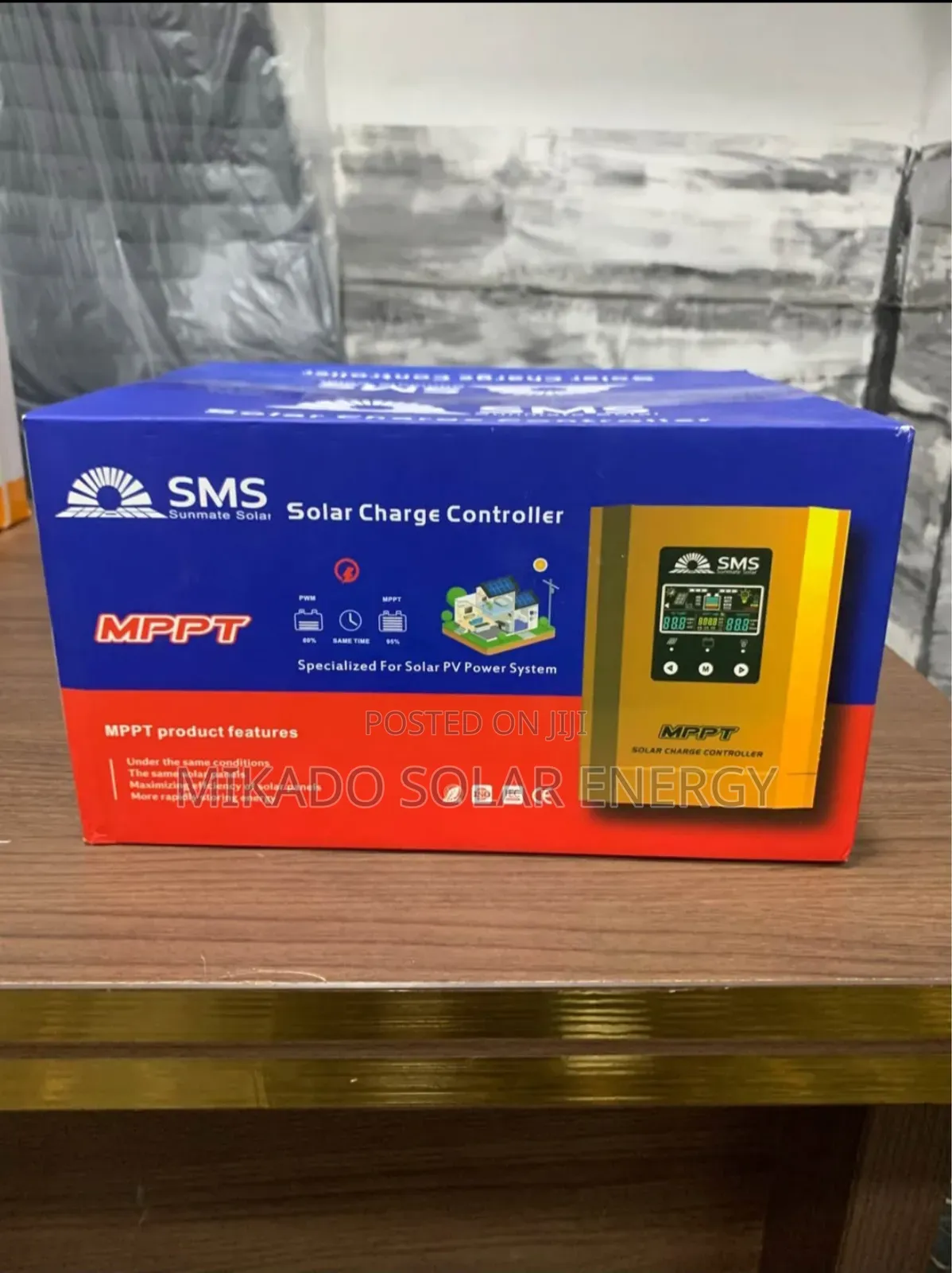 60ah MPPT SMS Solar Charge Controller – Smart Efficient
