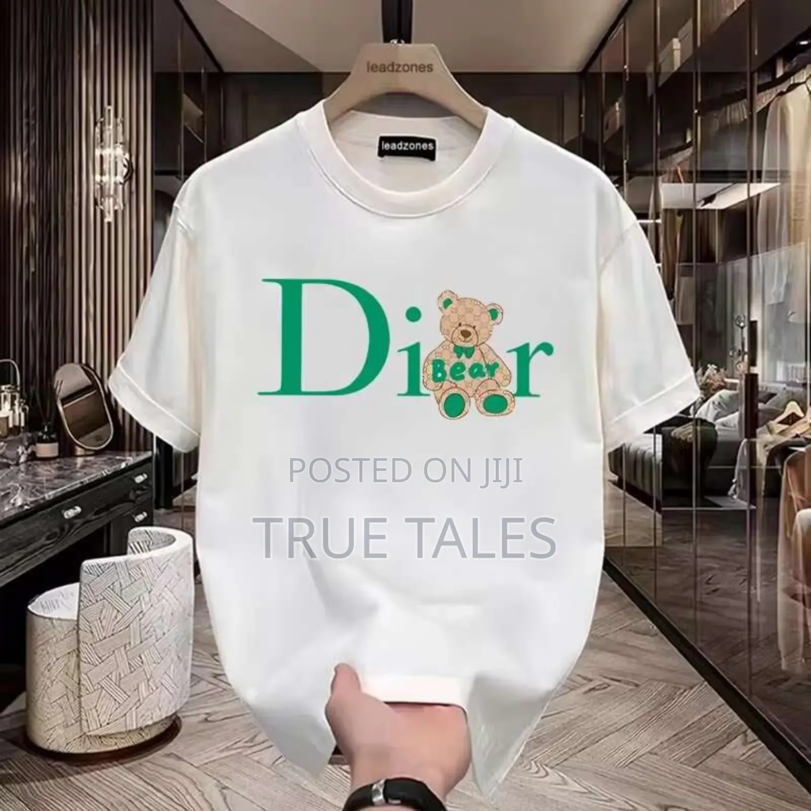 Classy Quality Dior Unisex Men's And Women's Round Neck Tops