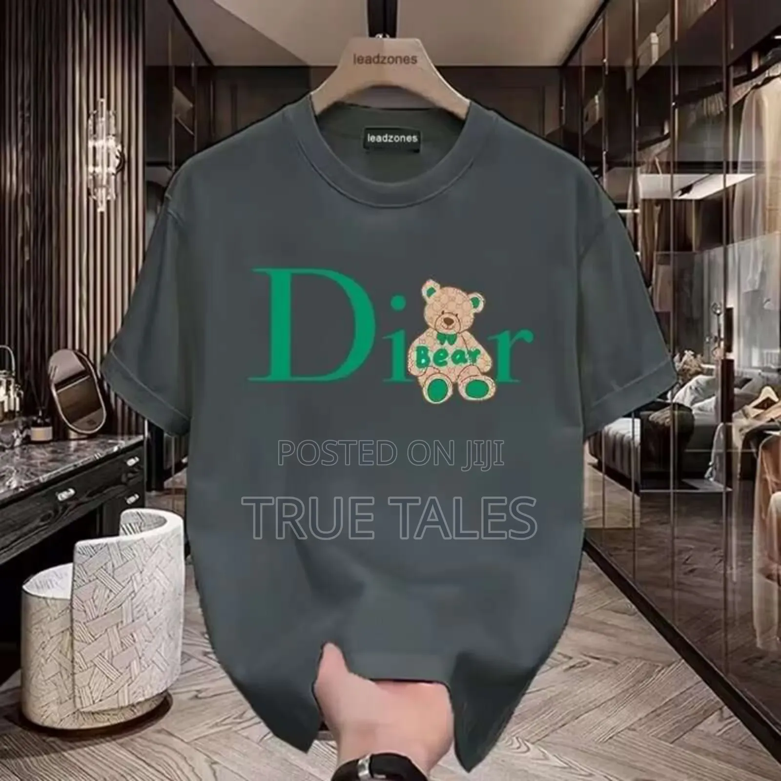 Classy Quality Dior Unisex Men's And Women's Round Neck Tops