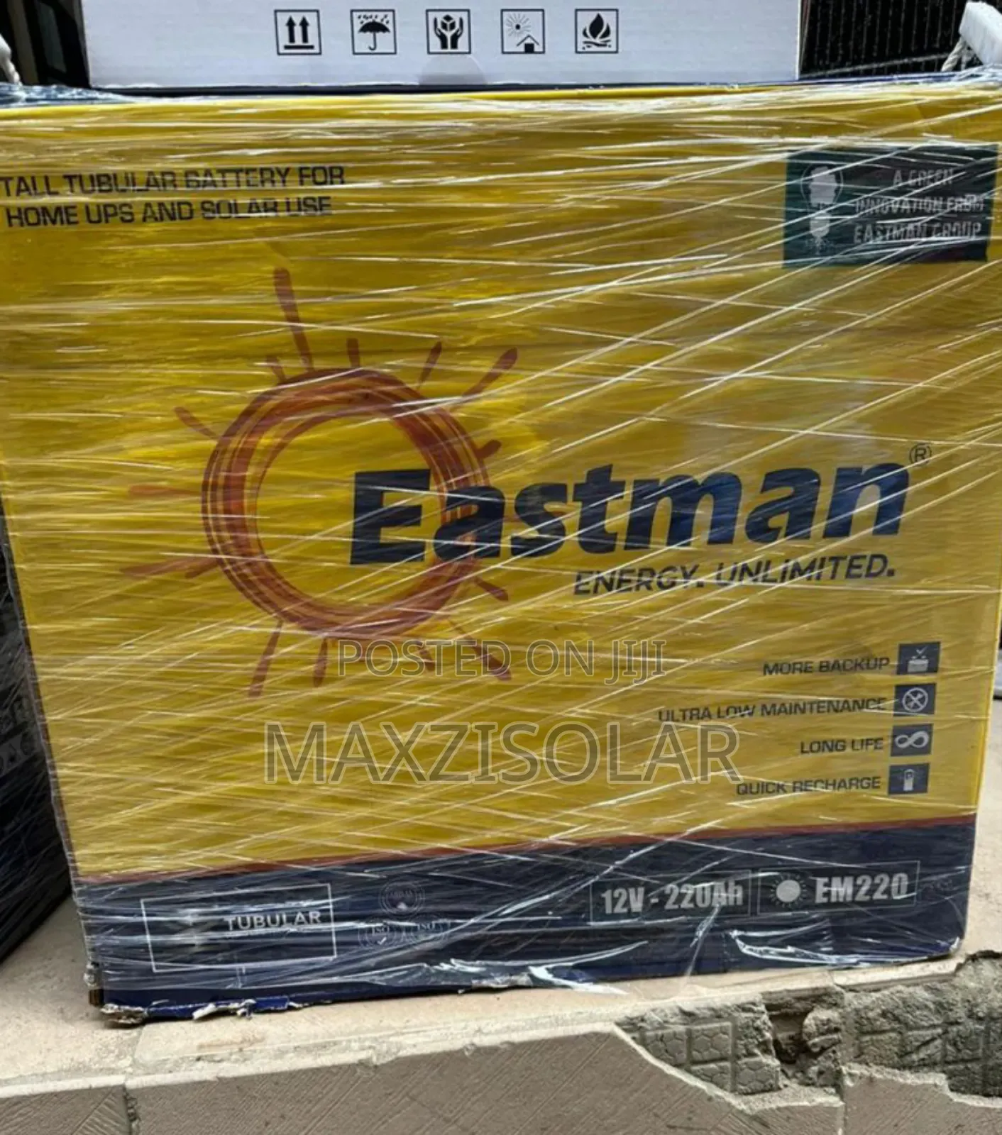 220ah Eastman Tubular Battery