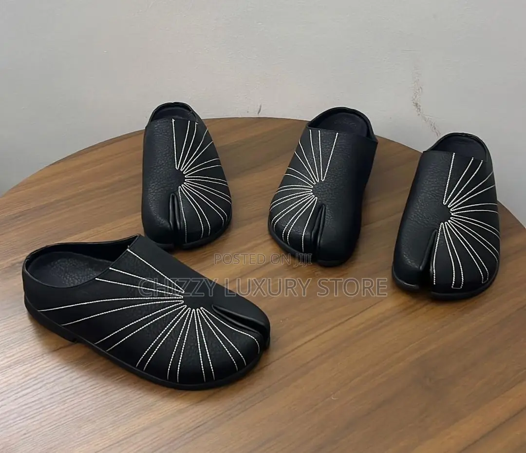 High Quality Luxury Men Genuine Leather Half Shoe
