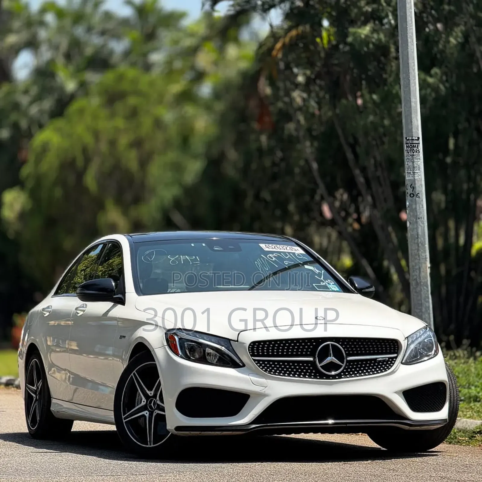 Mercedes-Benz C43 4Matic Sedan AWD (3.0L V6 9AM) 2018 White
