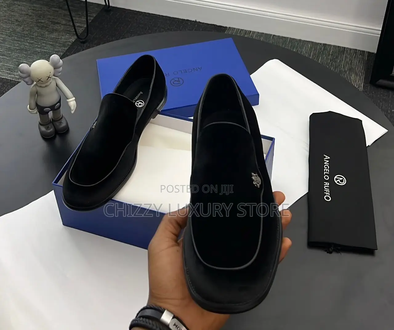 Angelo Ruffo Quality Luxury Men Suede Shoe