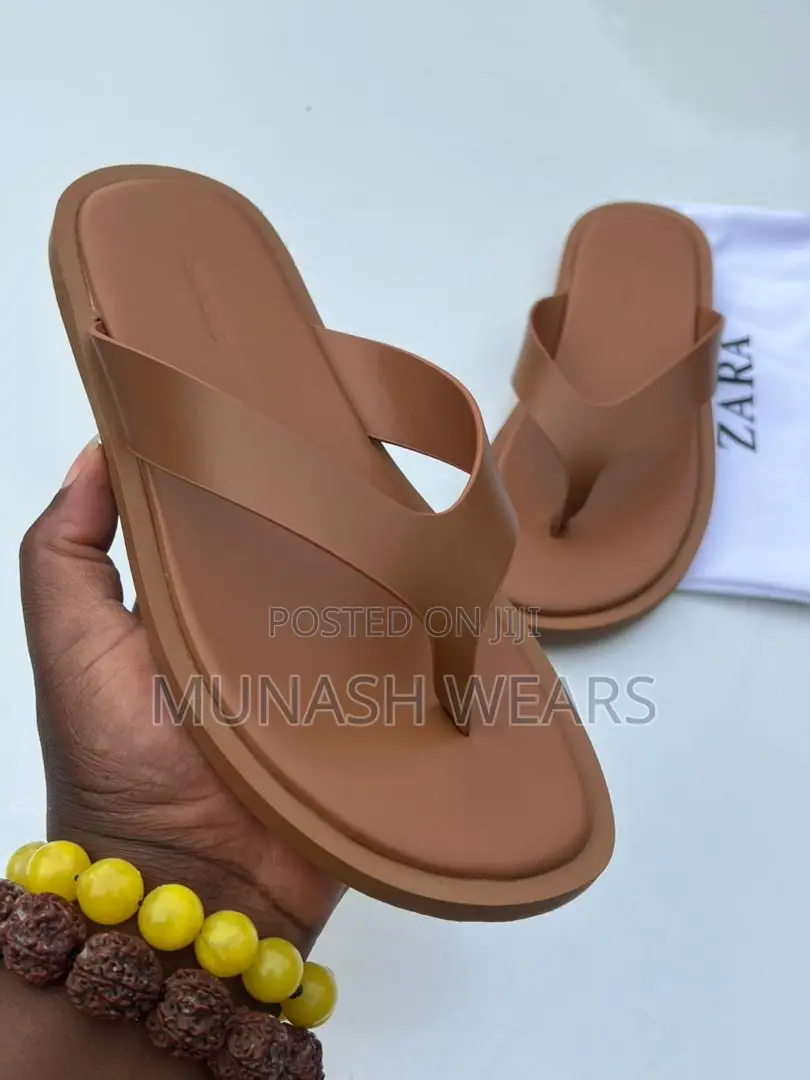 Zara Leather Slipers 40-46