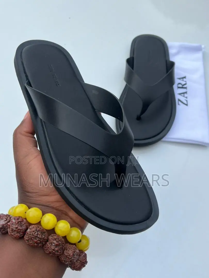 Zara Leather Slipers 40-46